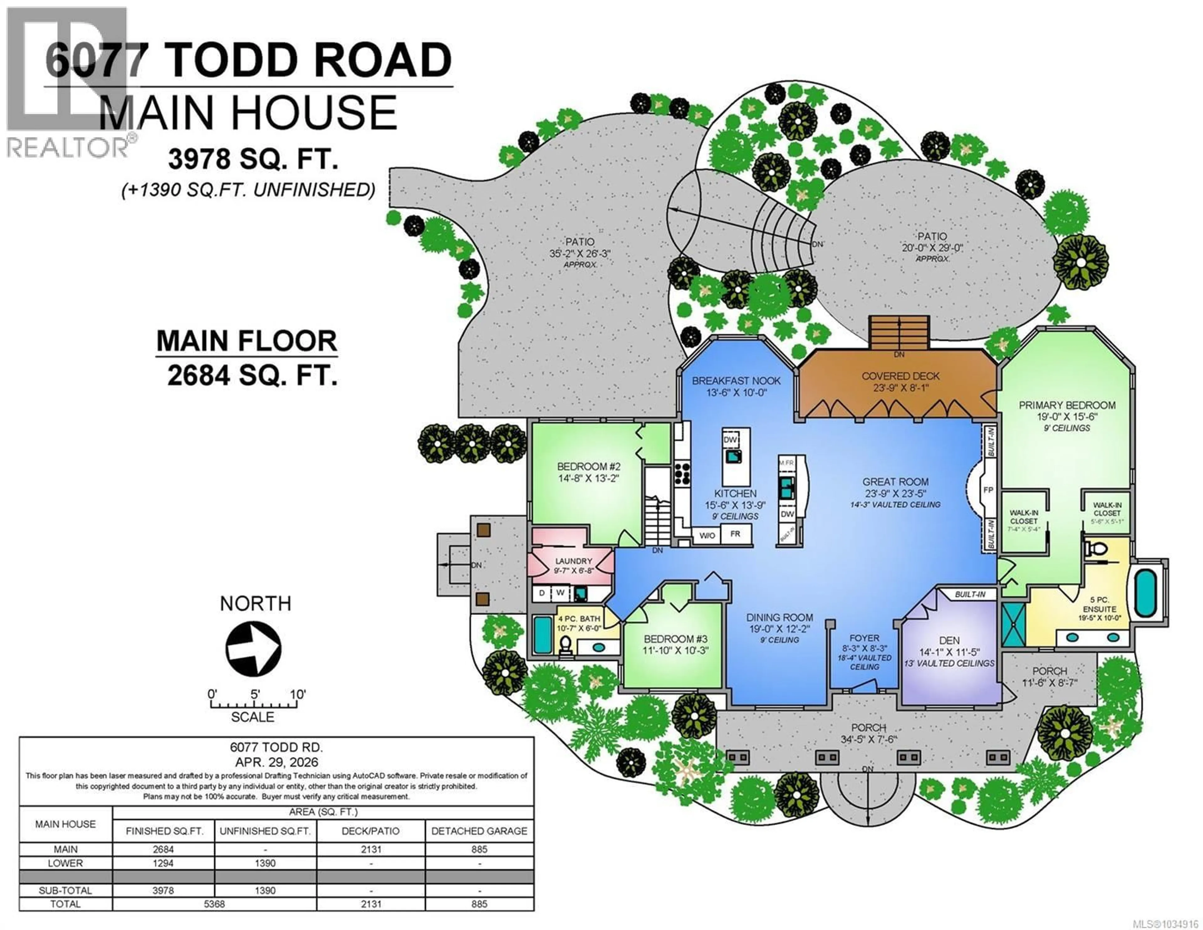 Floor plan for 6077 TODD ROAD, Courtenay British Columbia V9J1P4
