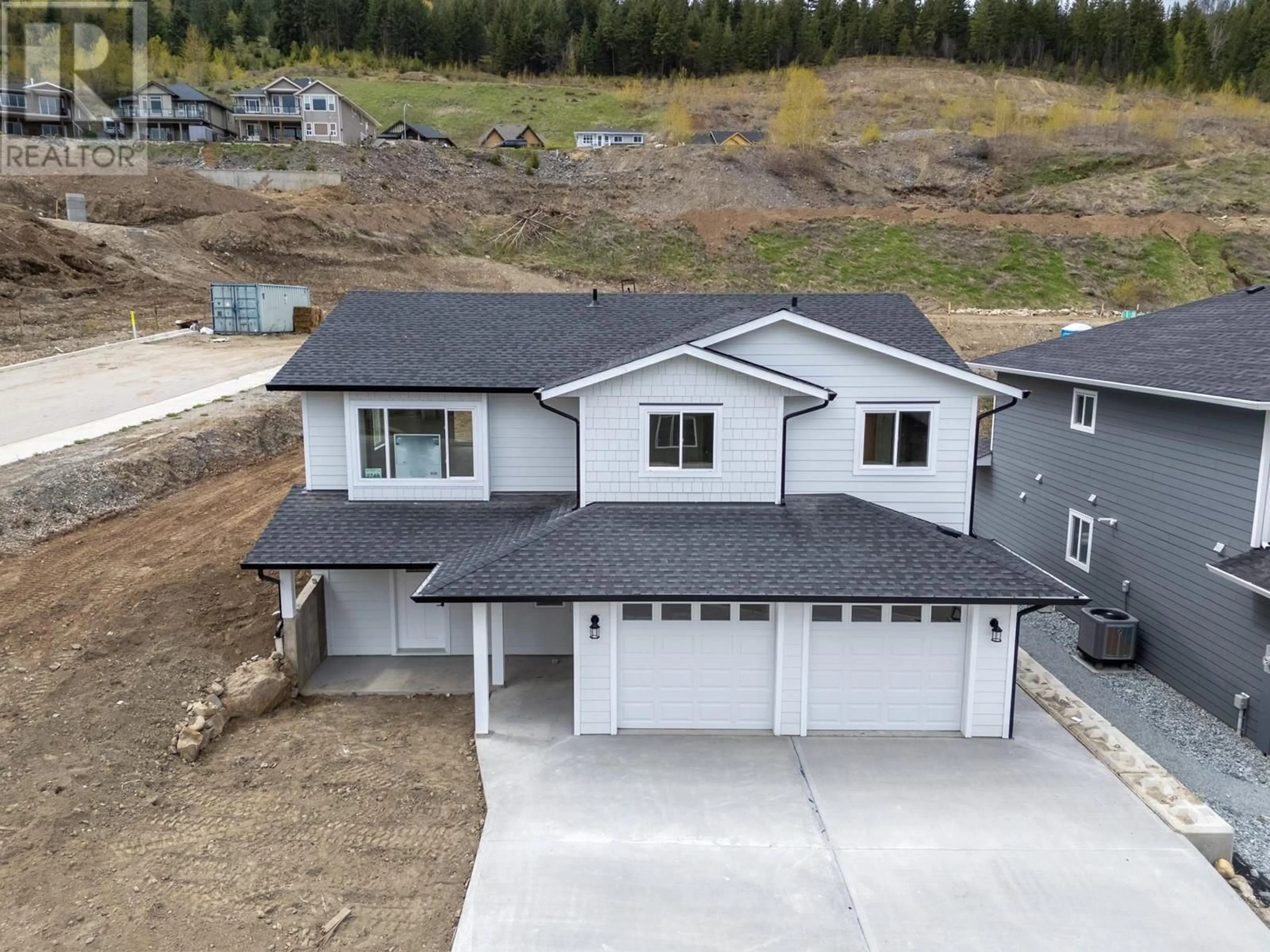 A pic from outside/outdoor area/front of a property/back of a property/a pic from drone, unknown for 2748 CEDAR RIDGE STREET, Lumby British Columbia V0E2G0