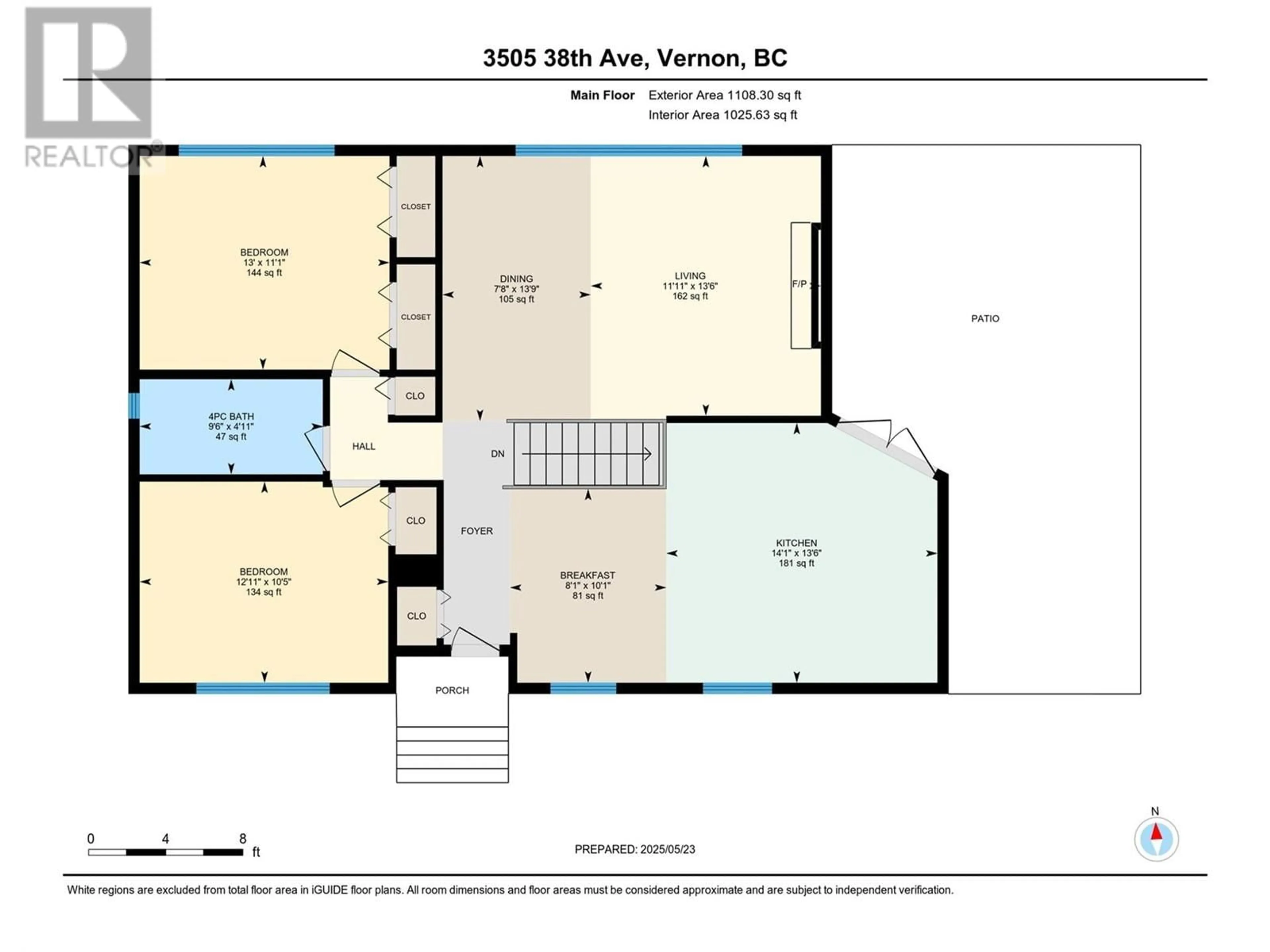 Floor plan for 3505 38 AVENUE, Vernon British Columbia V1T3A4