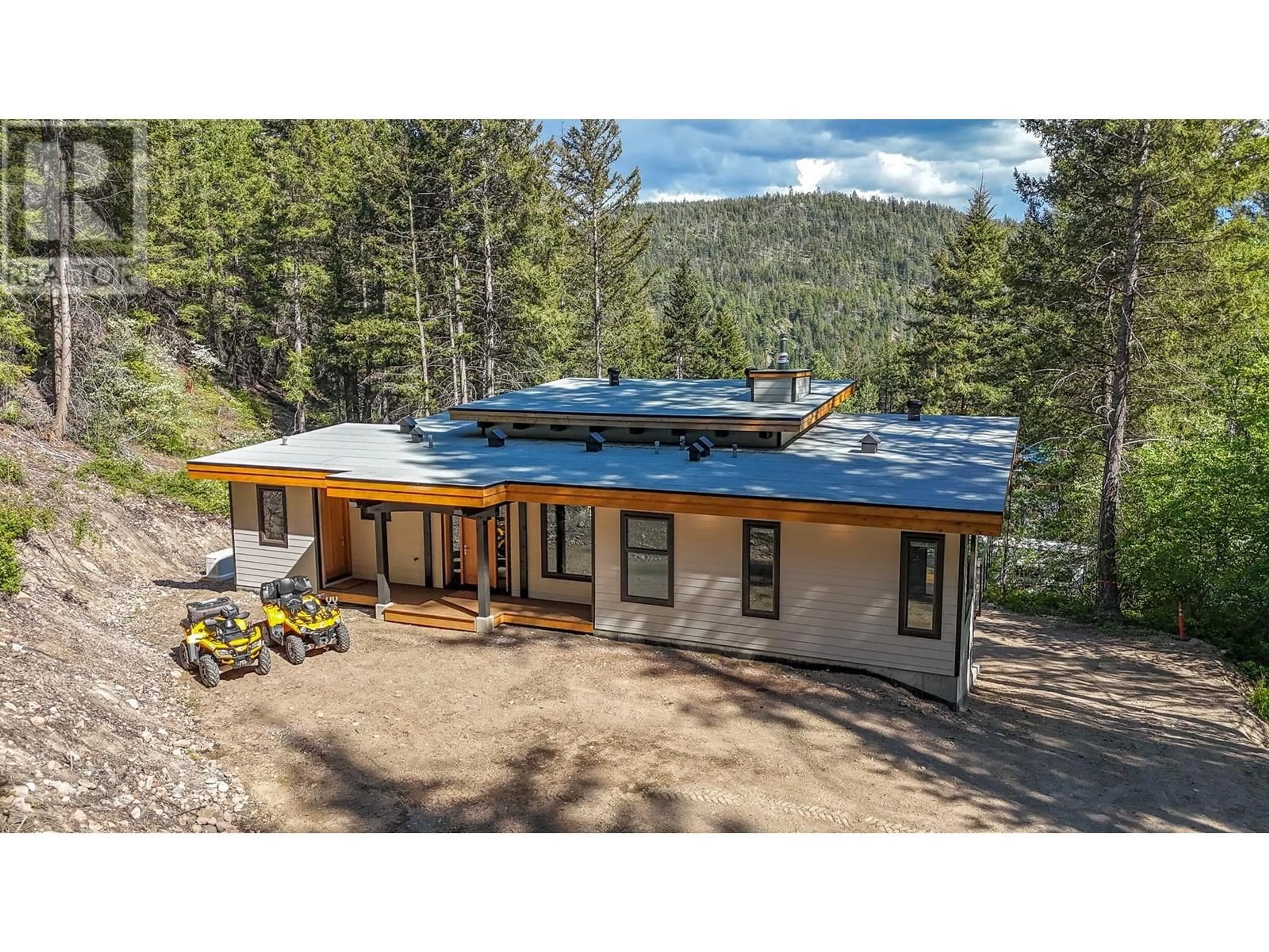A pic from outside/outdoor area/front of a property/back of a property/a pic from drone, unknown for 2894 COALMONT ROAD, Tulameen British Columbia V0X1W0