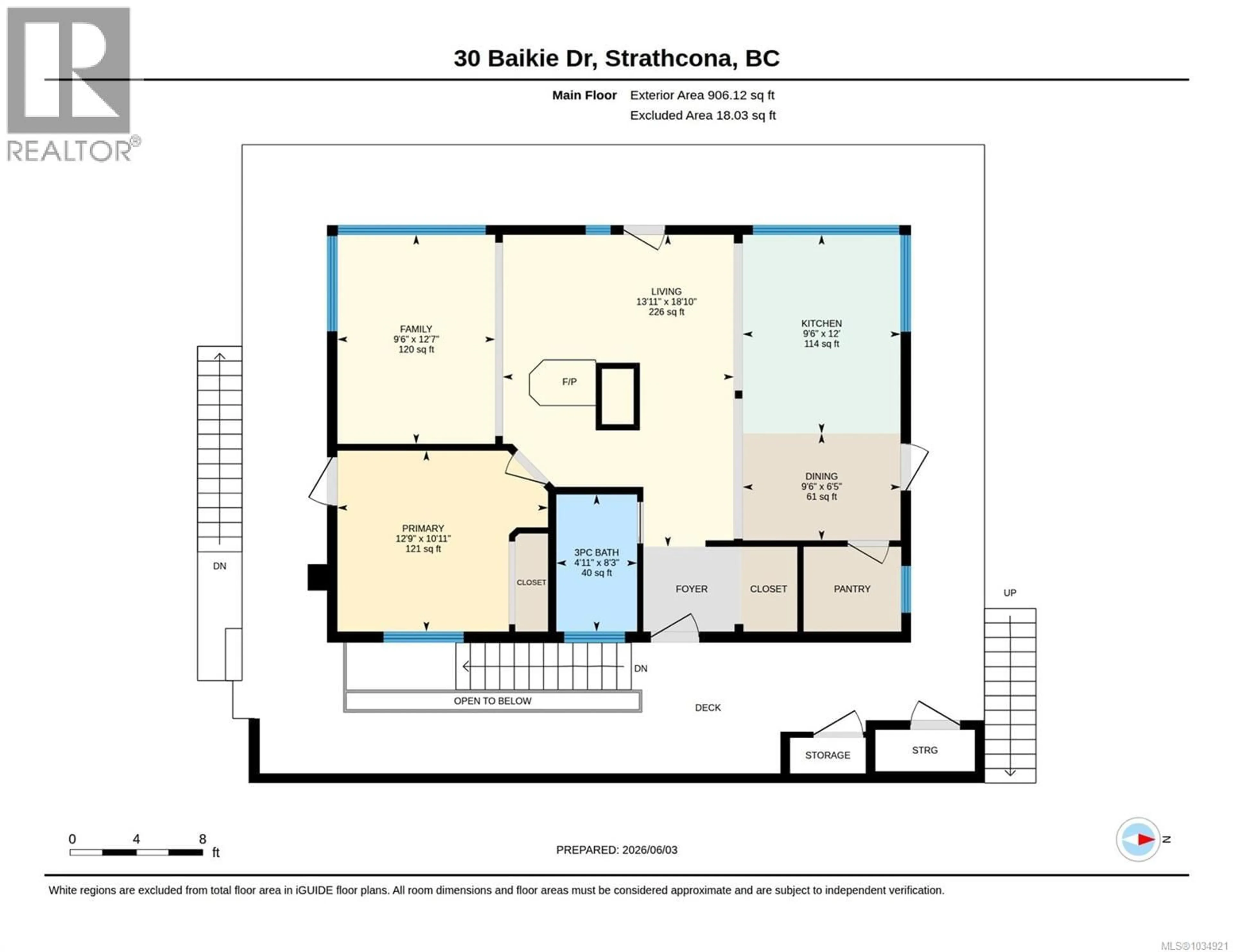 Floor plan for 30 BAIKIE DRIVE, Campbell River British Columbia V9W2C5