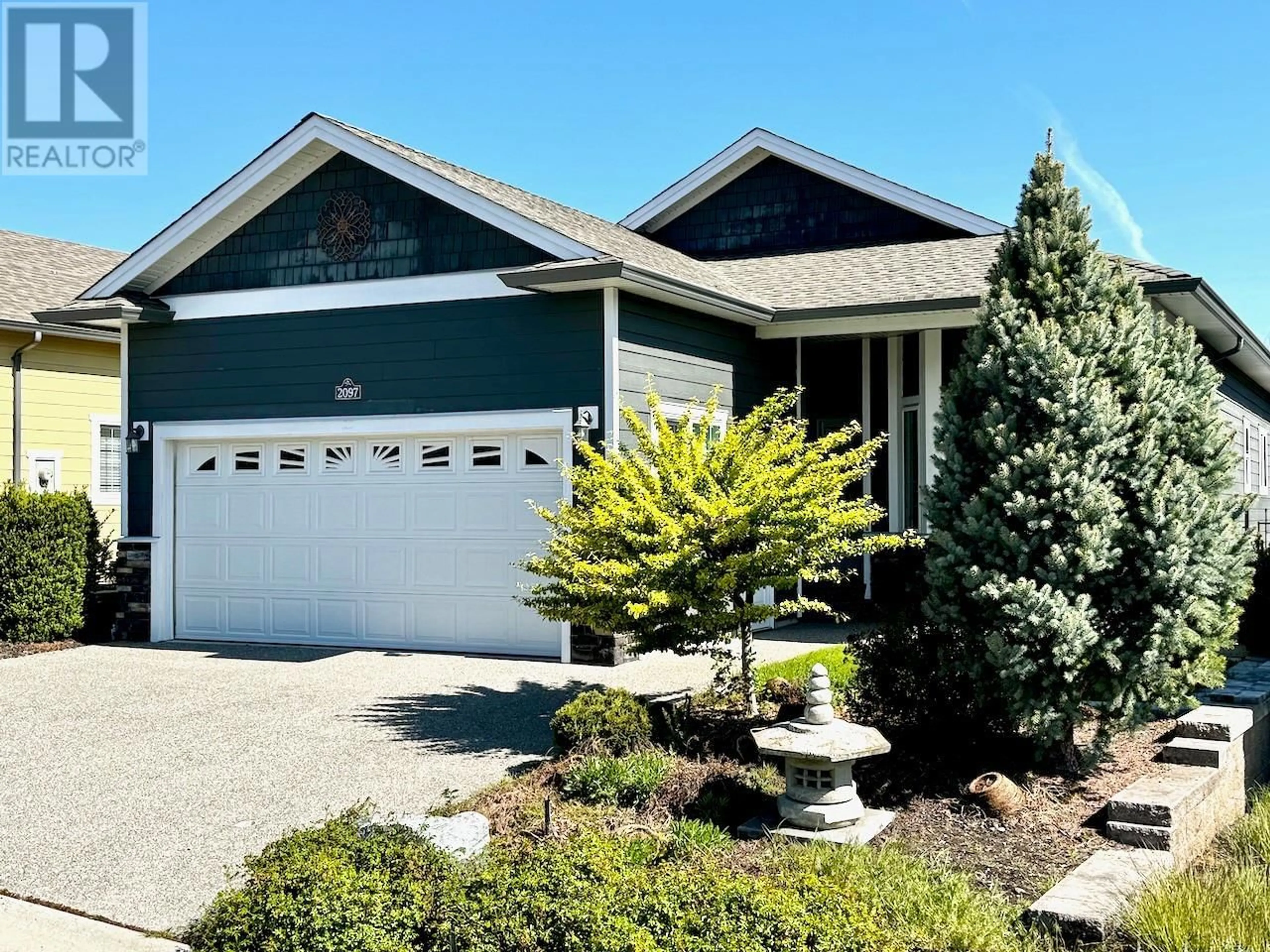 Home with vinyl exterior material, street for 2097 ACORN CRESCENT, West Kelowna British Columbia V4T3A5