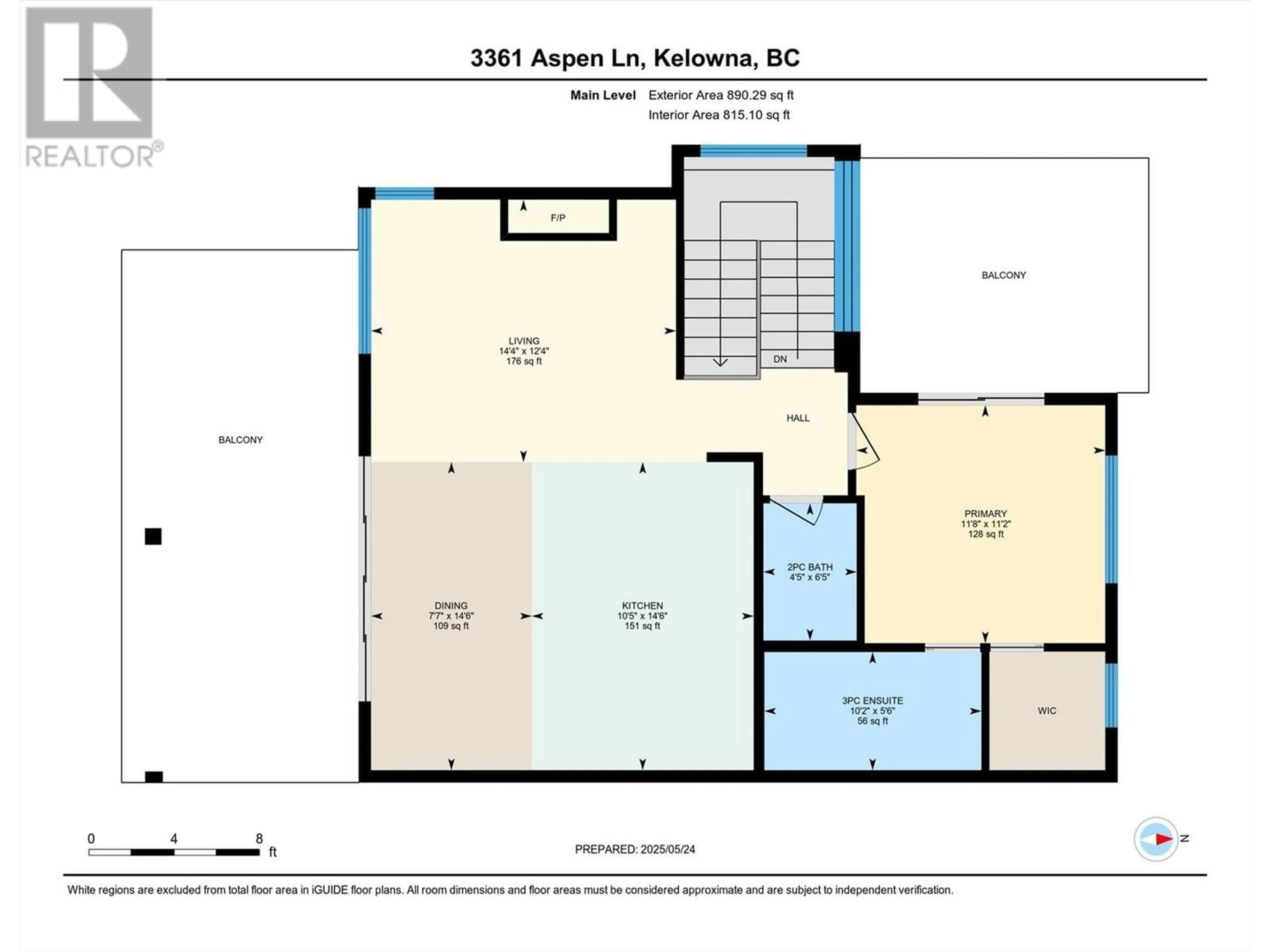 Floor plan for 3361 ASPEN LANE, Kelowna British Columbia V1V0C6