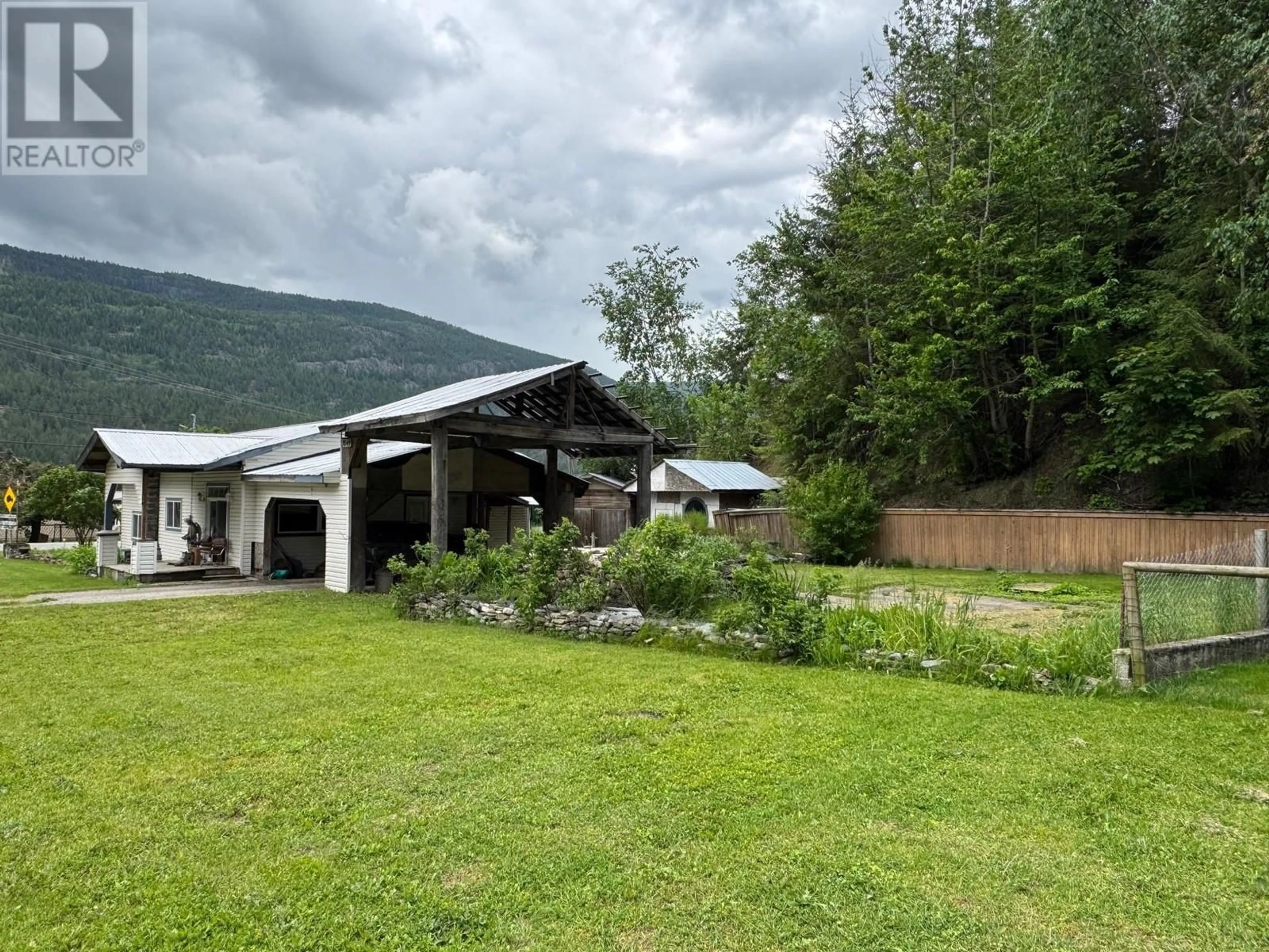 A pic from outside/outdoor area/front of a property/back of a property/a pic from drone, mountain view for 3049 HORNSBERGER ROAD, Salmon Arm British Columbia V1E3H1
