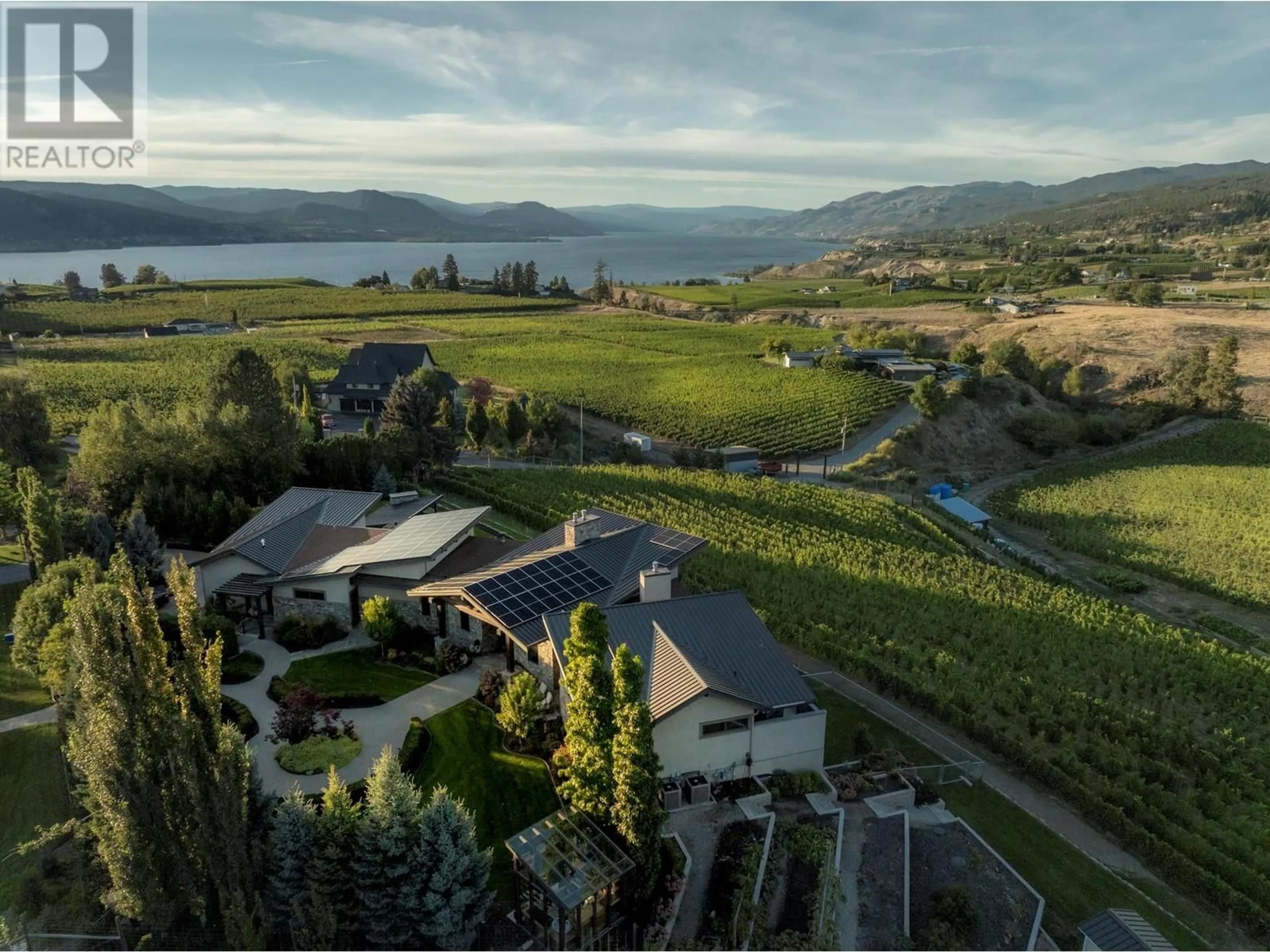 A pic from outside/outdoor area/front of a property/back of a property/a pic from drone, water/lake/river/ocean view for 1291 CORBISHLEY AVENUE, Penticton British Columbia V2A8V2