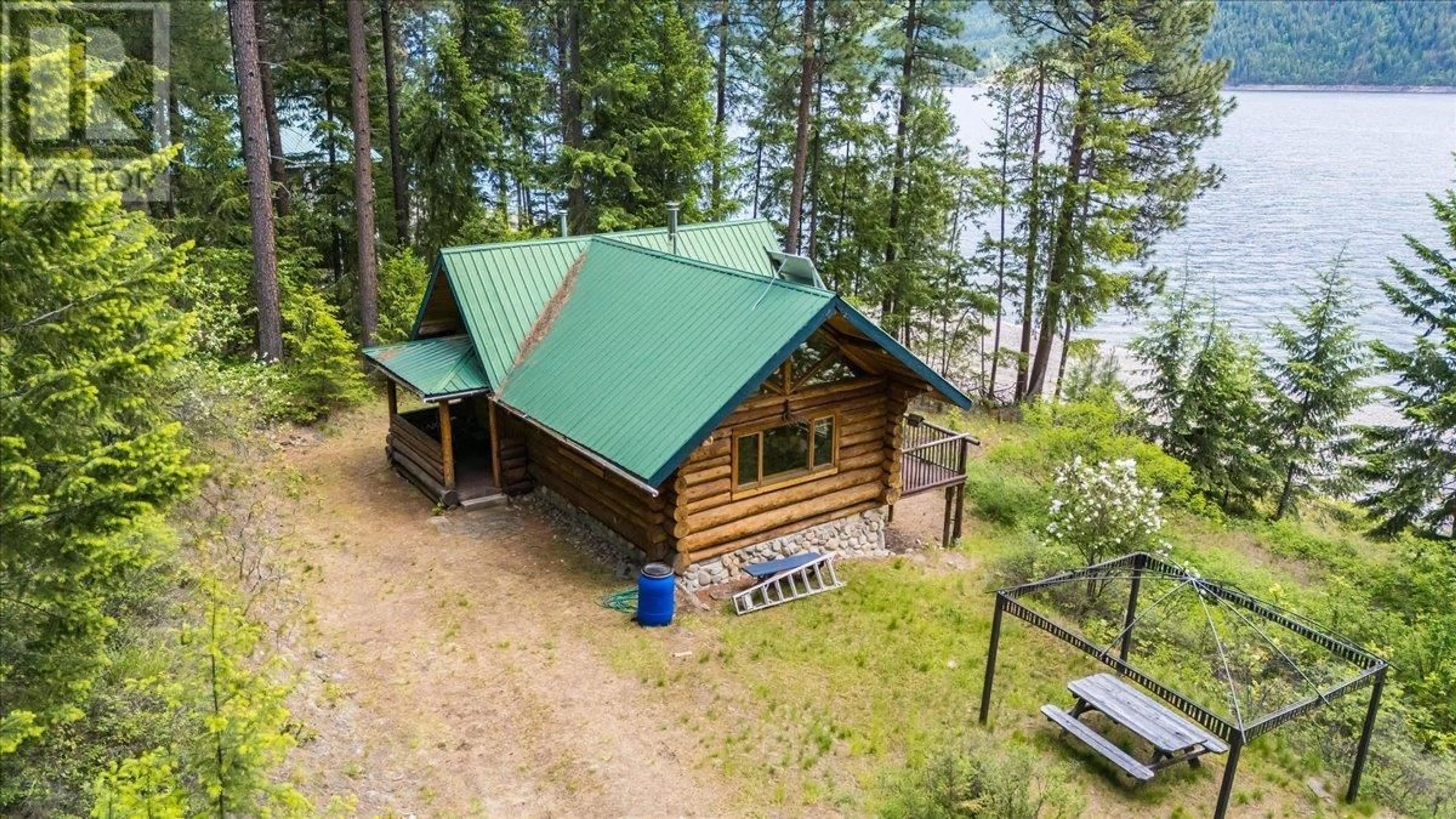 A pic from outside/outdoor area/front of a property/back of a property/a pic from drone, water/lake/river/ocean view for 7650 BROADWATER ROAD, Deer Park British Columbia V1N4V8