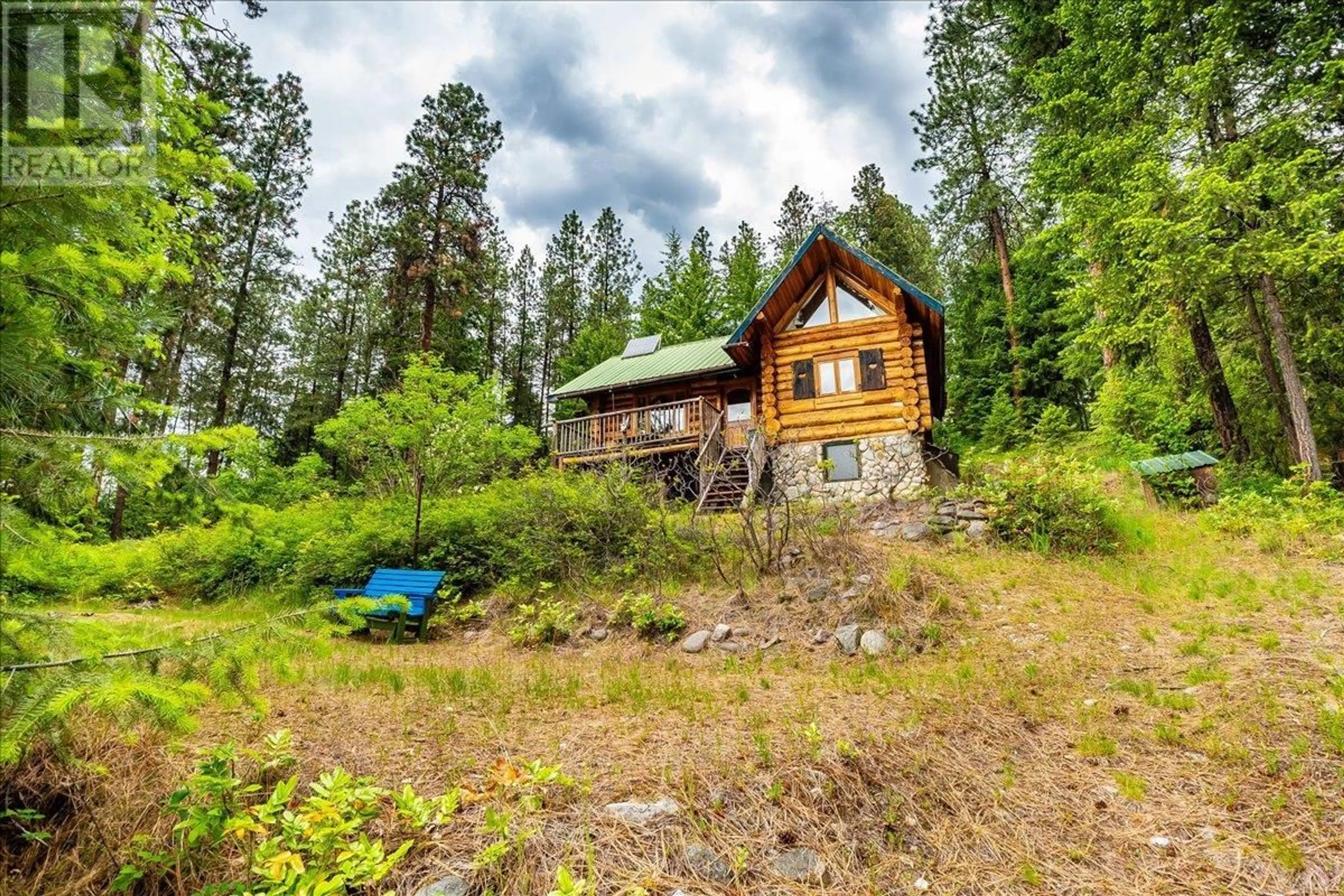 A pic from outside/outdoor area/front of a property/back of a property/a pic from drone, forest/trees view for 7650 BROADWATER ROAD, Deer Park British Columbia V1N4V8