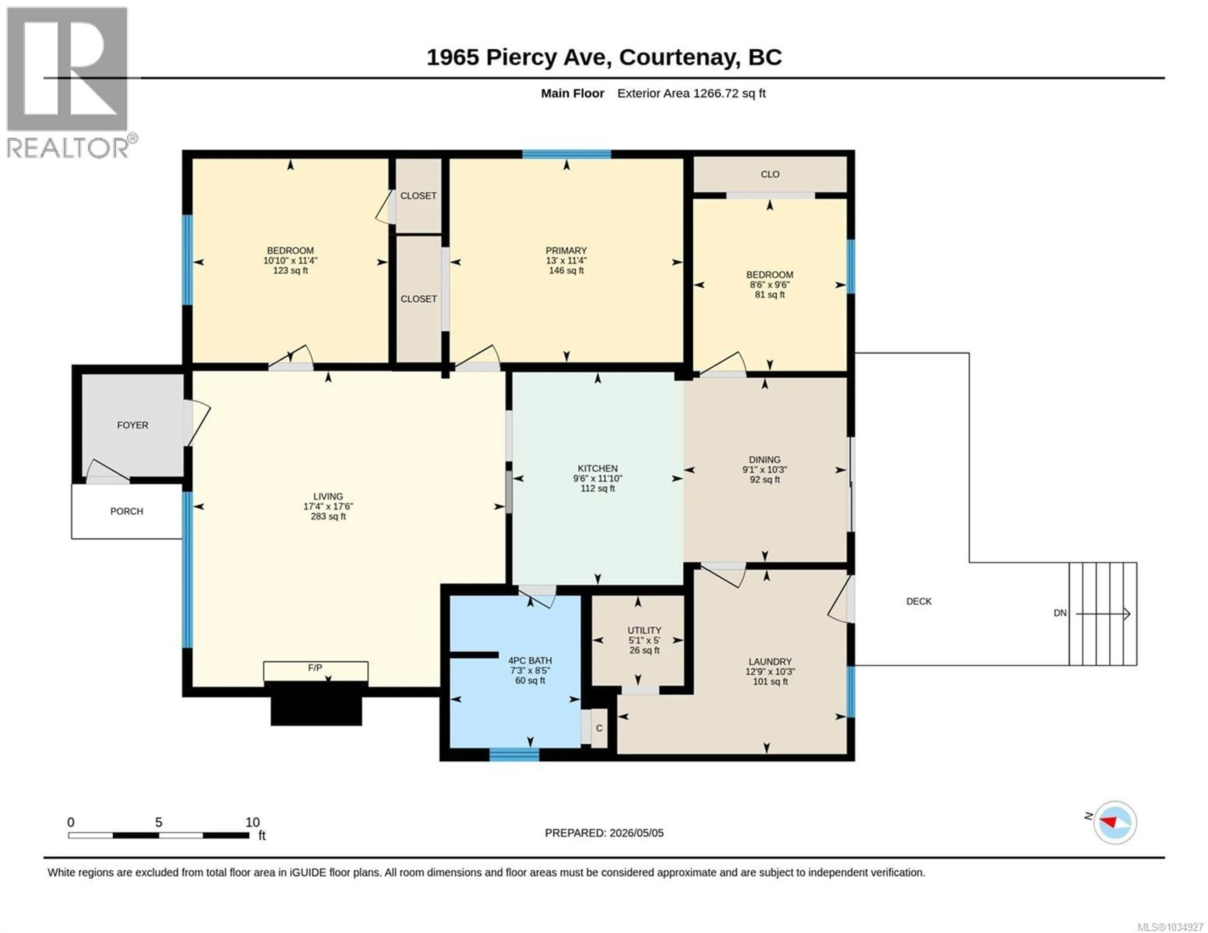 Floor plan for 1965 PIERCY AVENUE, Courtenay British Columbia V9N3G5