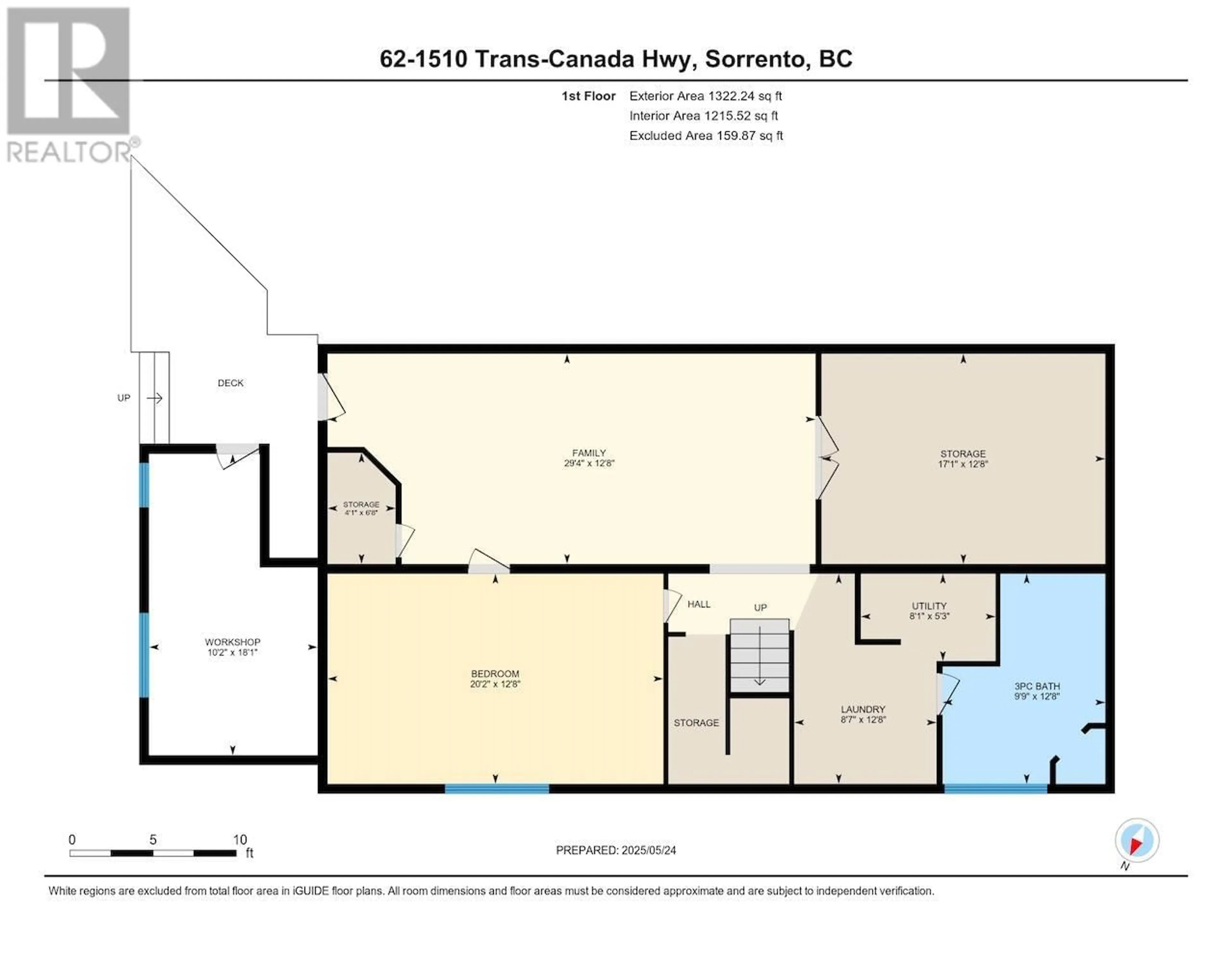 Floor plan for 62 - 1510 TRANS CANADA HIGHWAY, Sorrento British Columbia V0E2W0