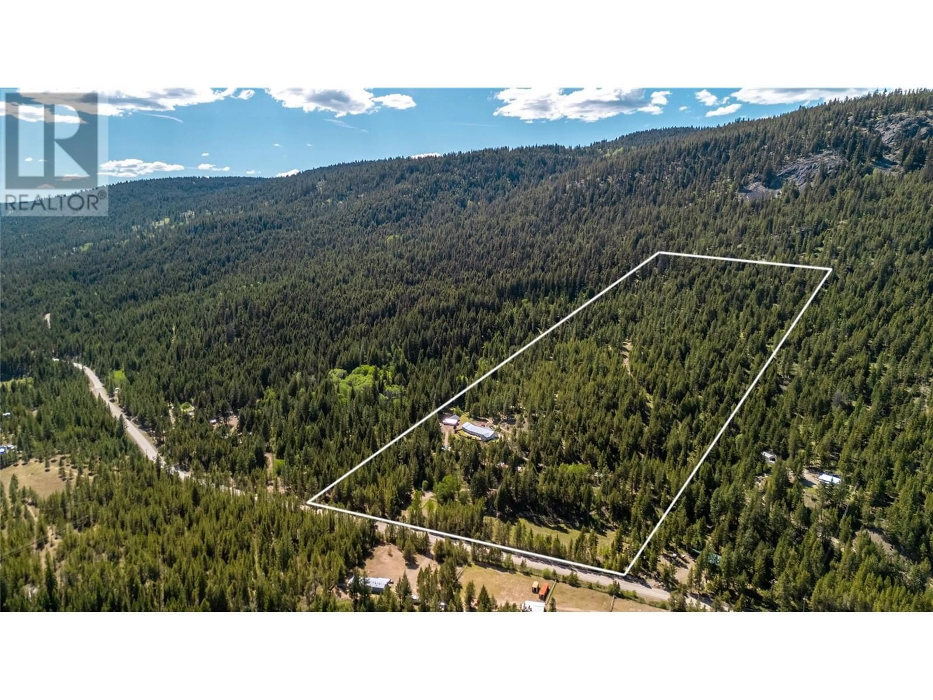 A pic from outside/outdoor area/front of a property/back of a property/a pic from drone, forest/trees view for 1698 PRINCETON SUMMERLAND ROAD, Princeton British Columbia V0X1W0