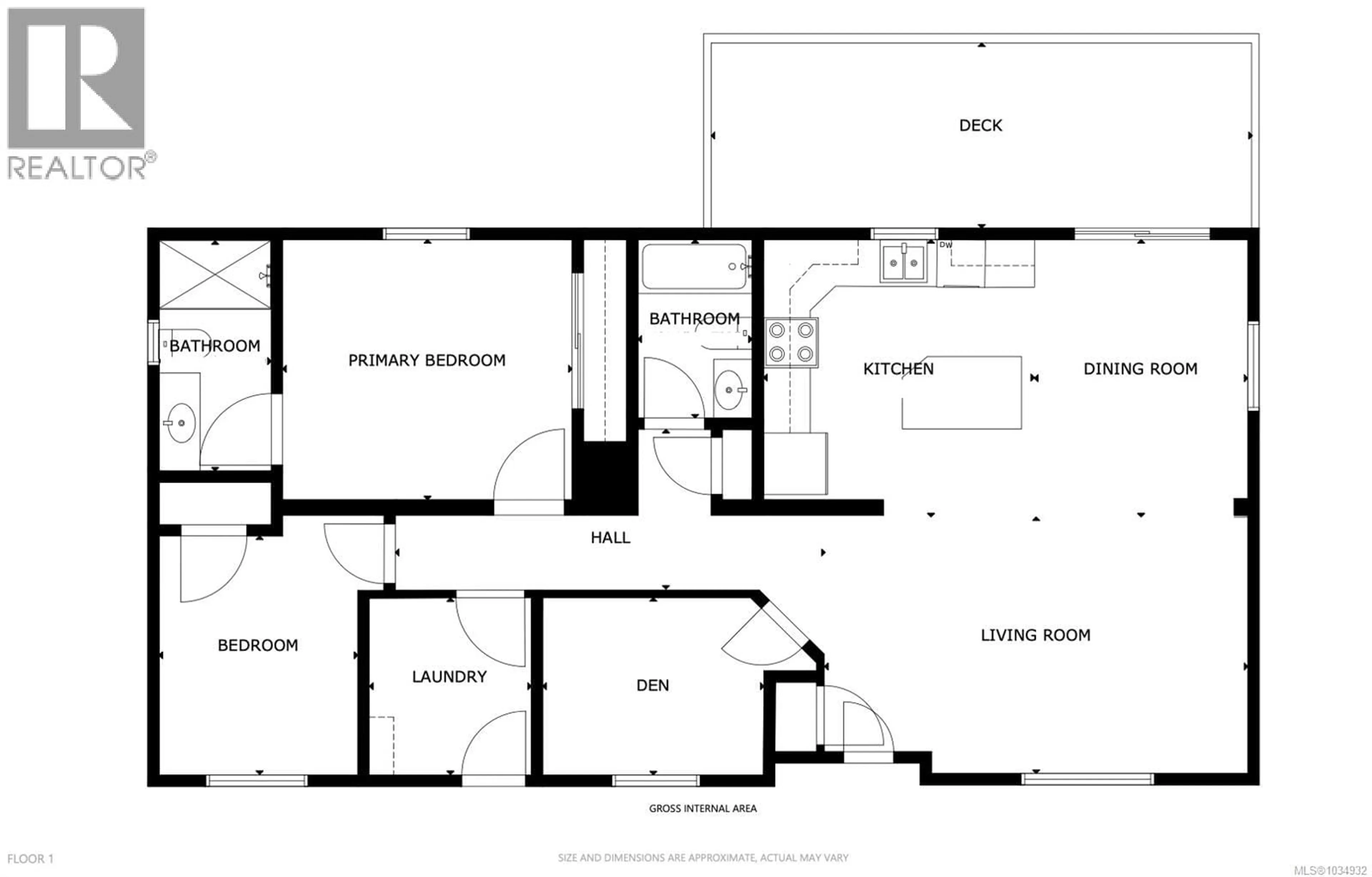 Floor plan for 601 WILDWOOD CRESCENT, Gabriola Island British Columbia V0R1X4