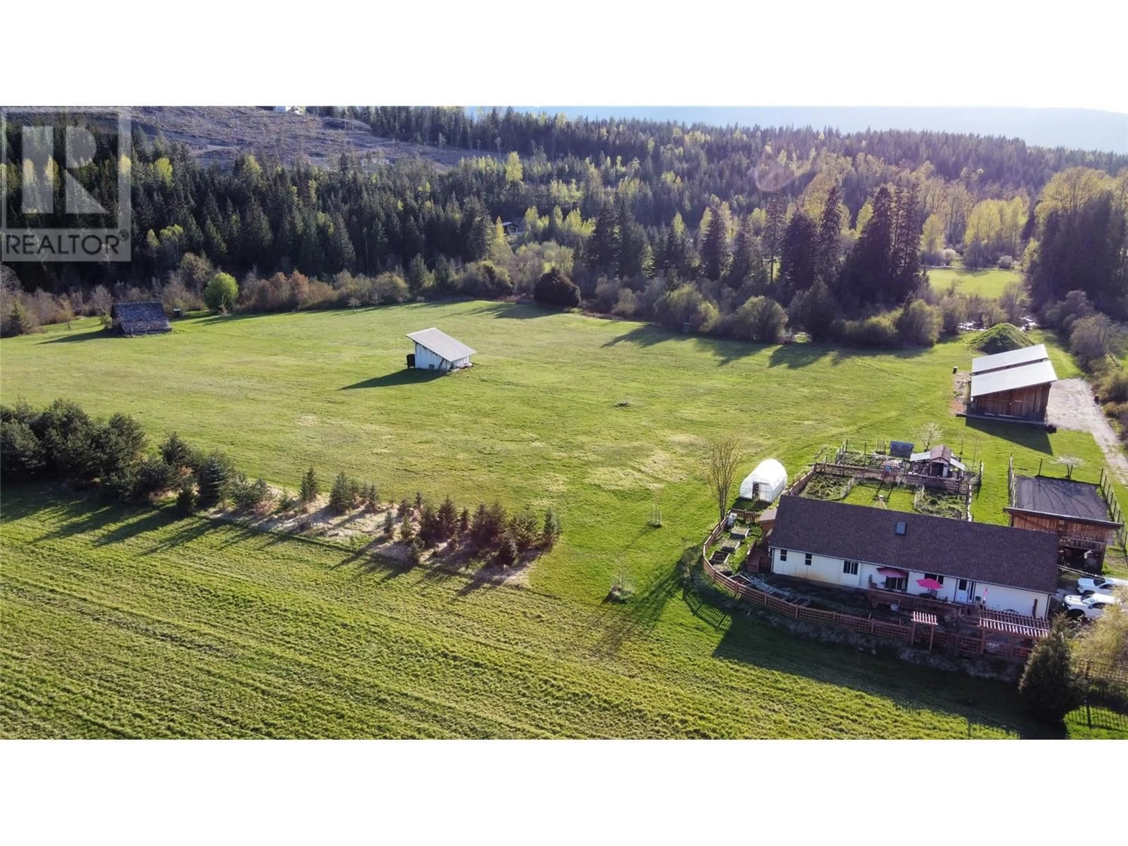 A pic from outside/outdoor area/front of a property/back of a property/a pic from drone, mountain view for 695 BROUSE LOOP ROAD, Nakusp British Columbia V0G1R1
