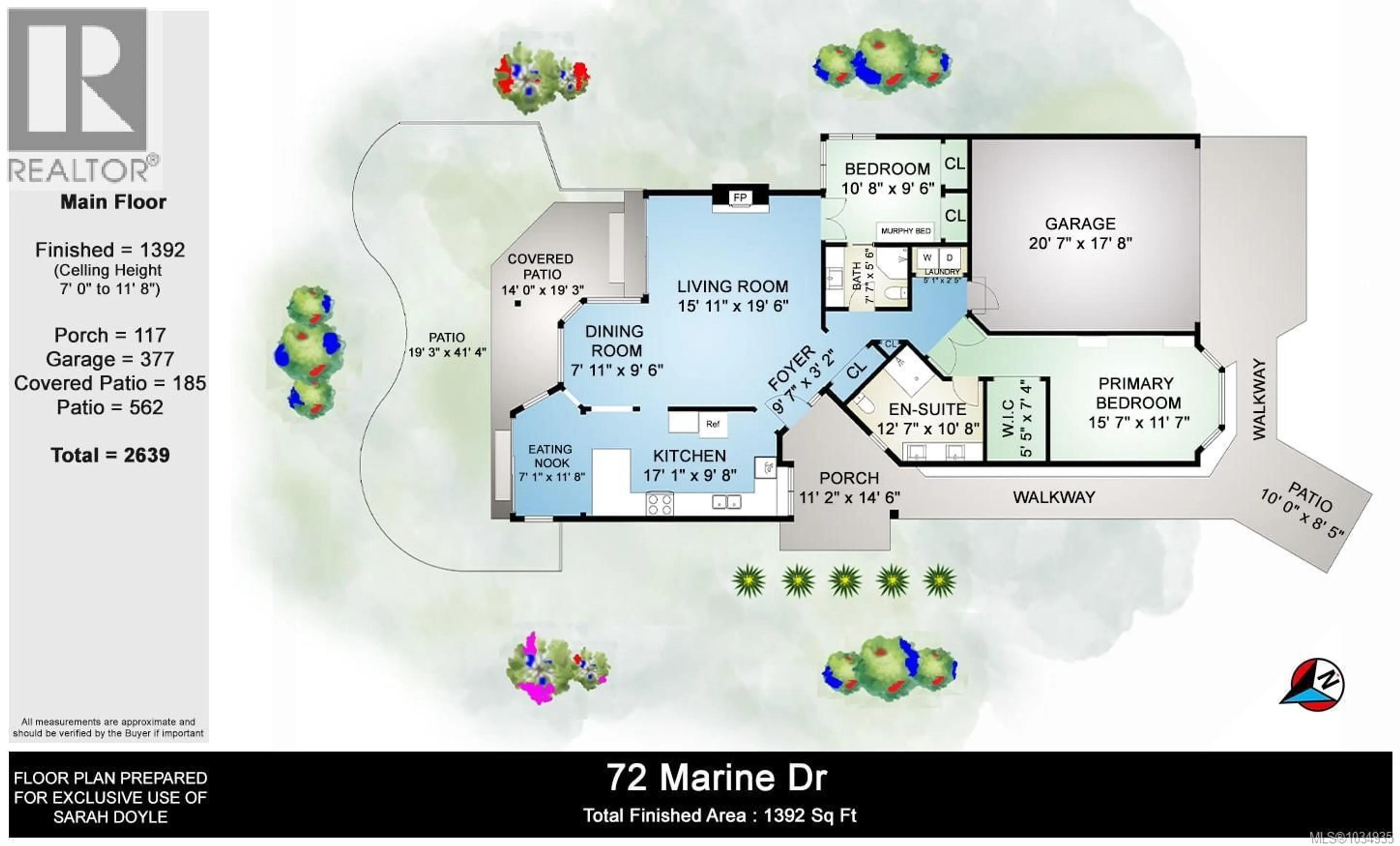 Floor plan for 72 MARINE DRIVE, Cobble Hill British Columbia V8H0K8