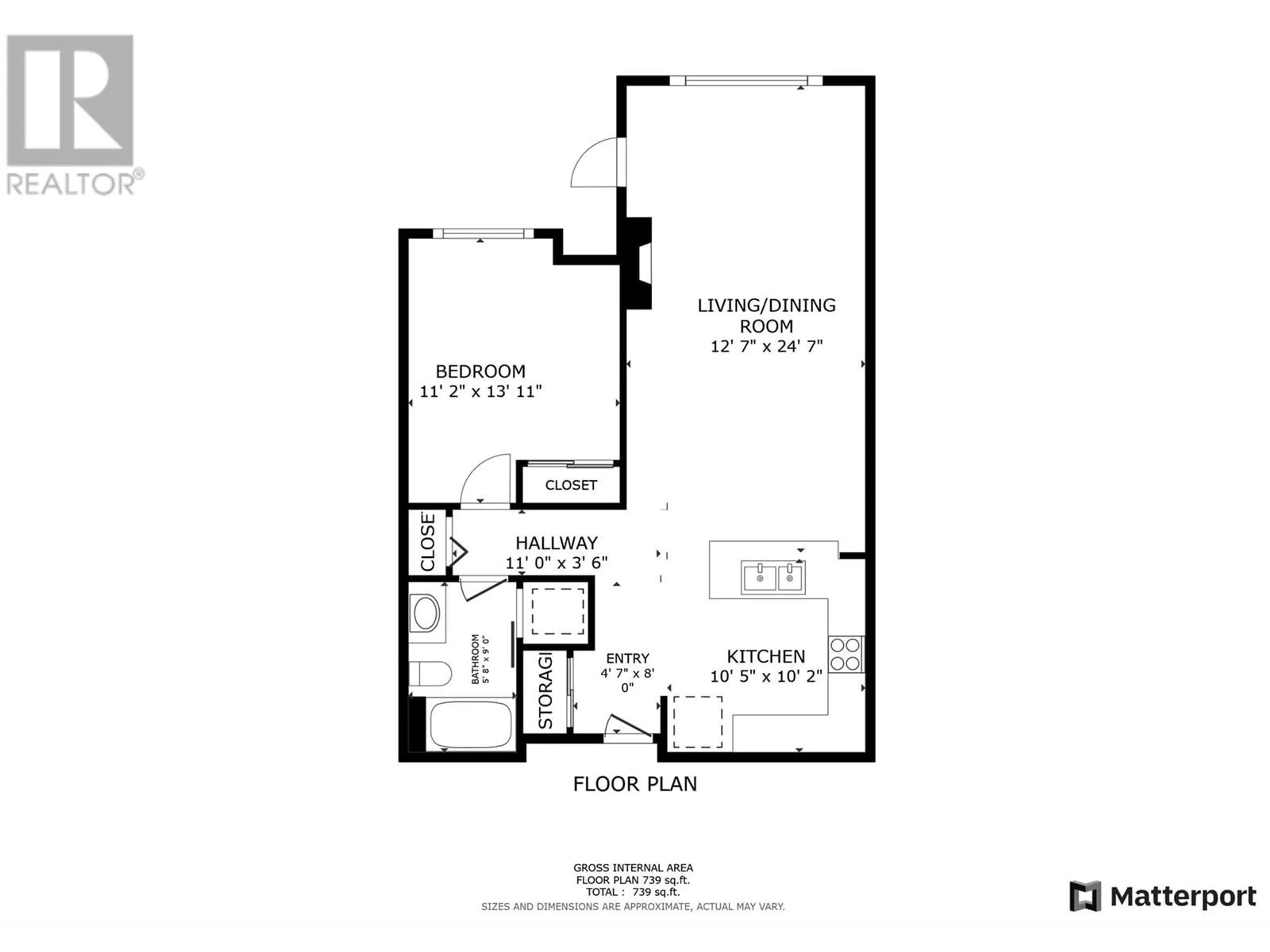 Floor plan for 305 - 2532 SHORELINE DRIVE, Lake Country British Columbia V4V2R6