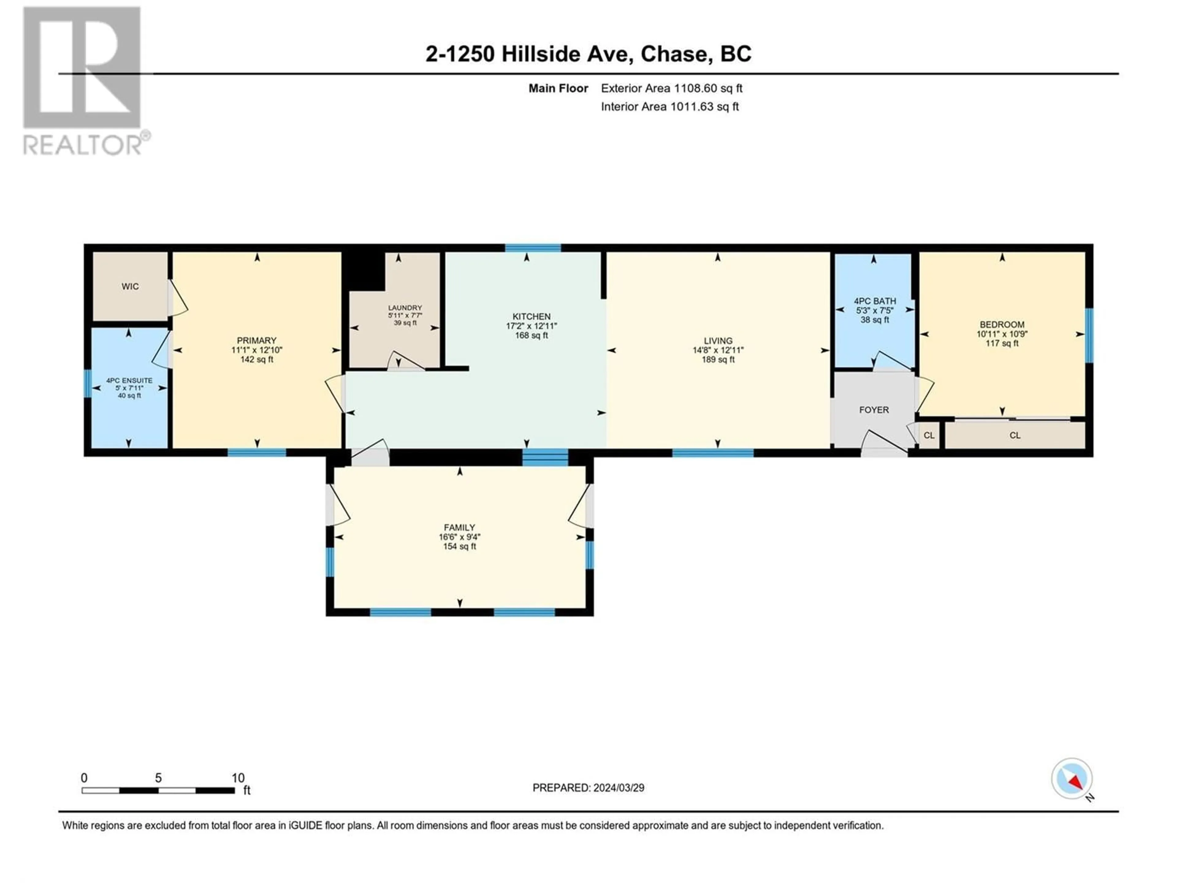 Floor plan for 2 - #2-1250 HILLSIDE AVENUE, Chase British Columbia V0E1M0