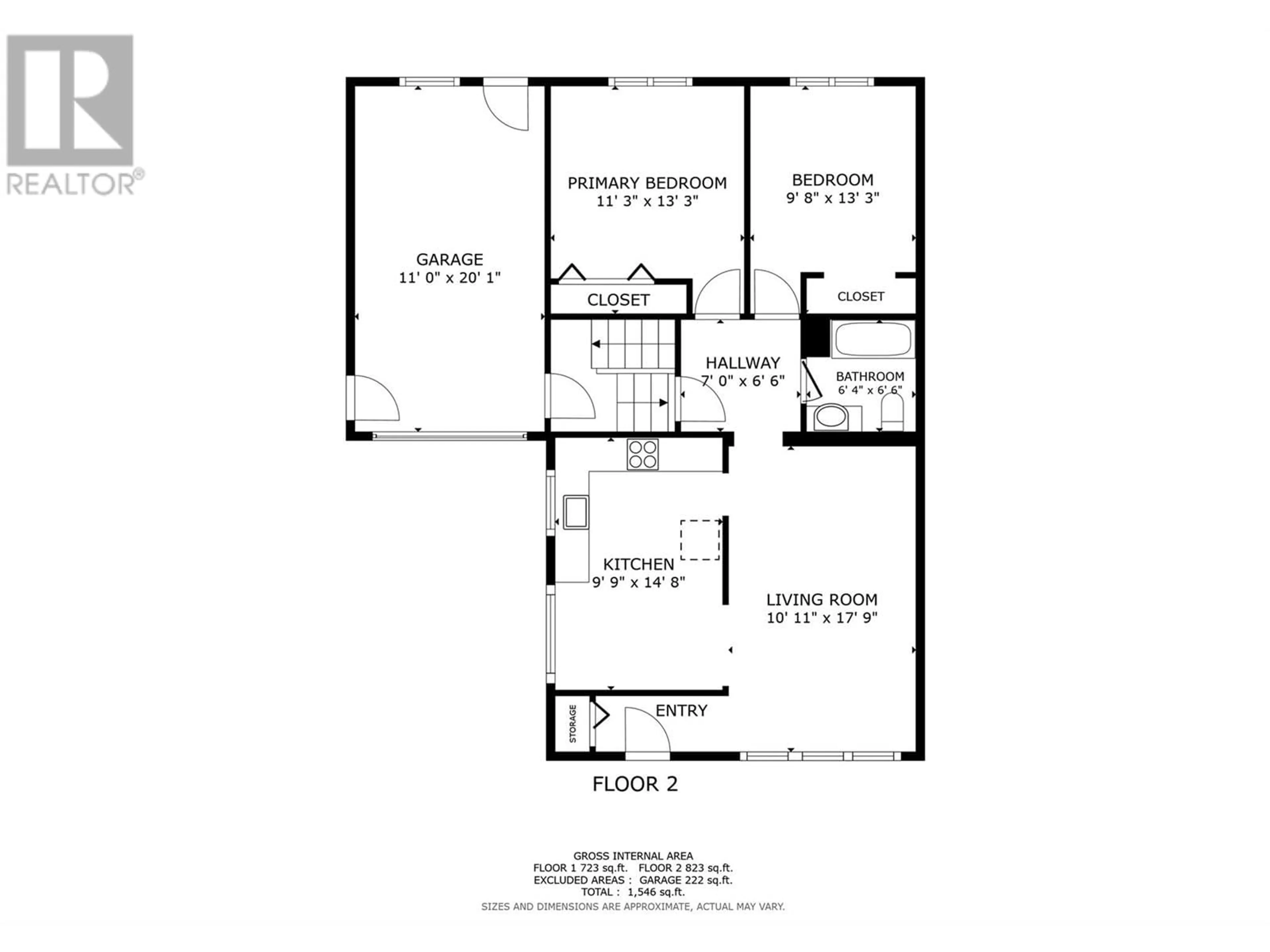 Floor plan for 2946 SPRINGFIELD ROAD, Kelowna British Columbia V1X4N7