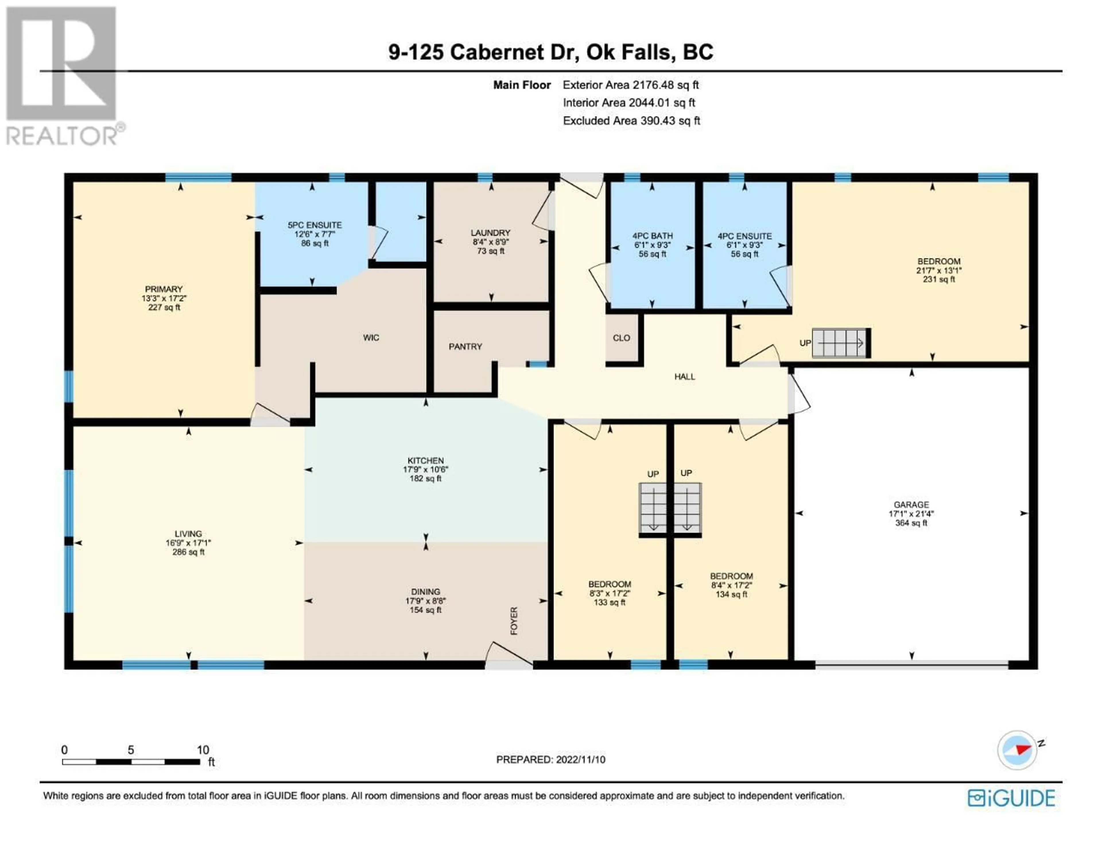 Floor plan for 9 - 125 CABERNET DRIVE, Okanagan Falls British Columbia V0H1R3