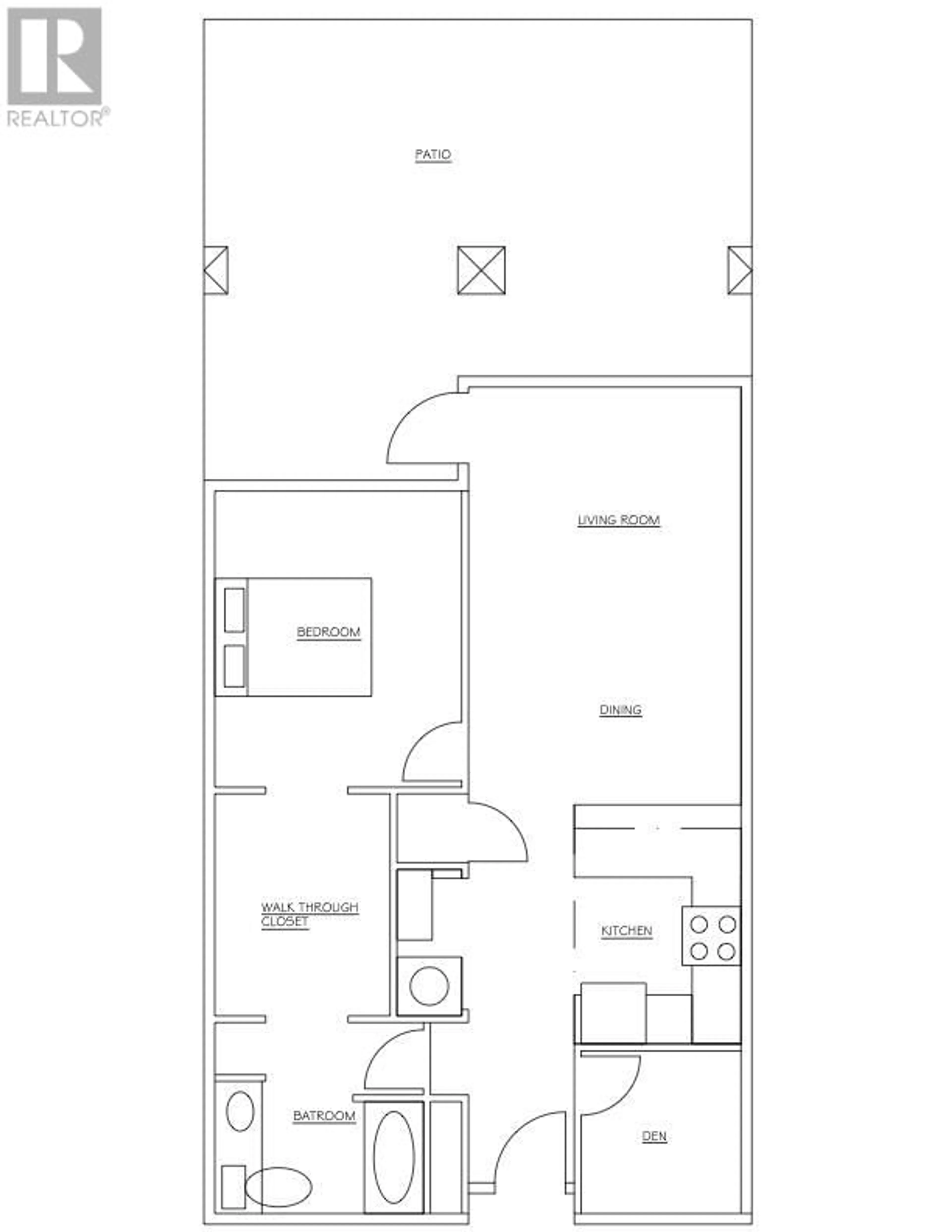 Floor plan for 3103 - 3832 OLD OKANAGAN HIGHWAY, West Kelowna British Columbia V4T3G6