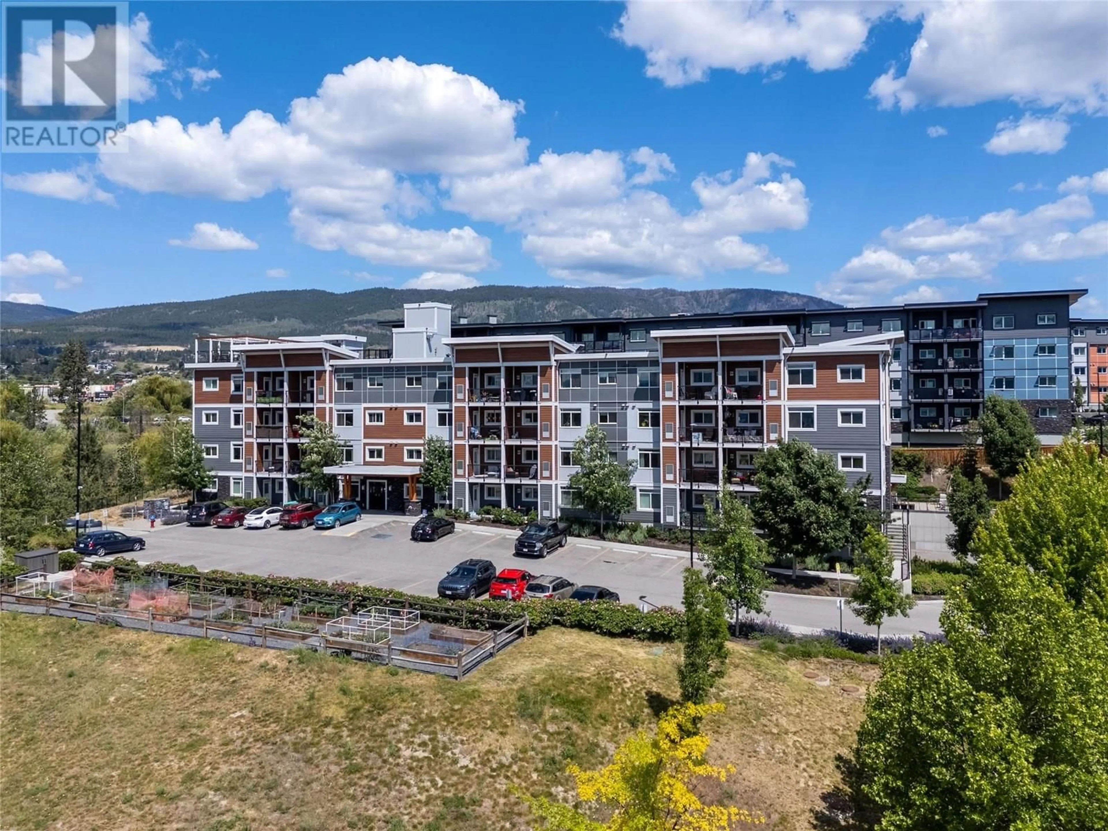 A pic from outside/outdoor area/front of a property/back of a property/a pic from drone, mountain view for 303 - 2250 MAJOROS ROAD, West Kelowna British Columbia V4T0A6