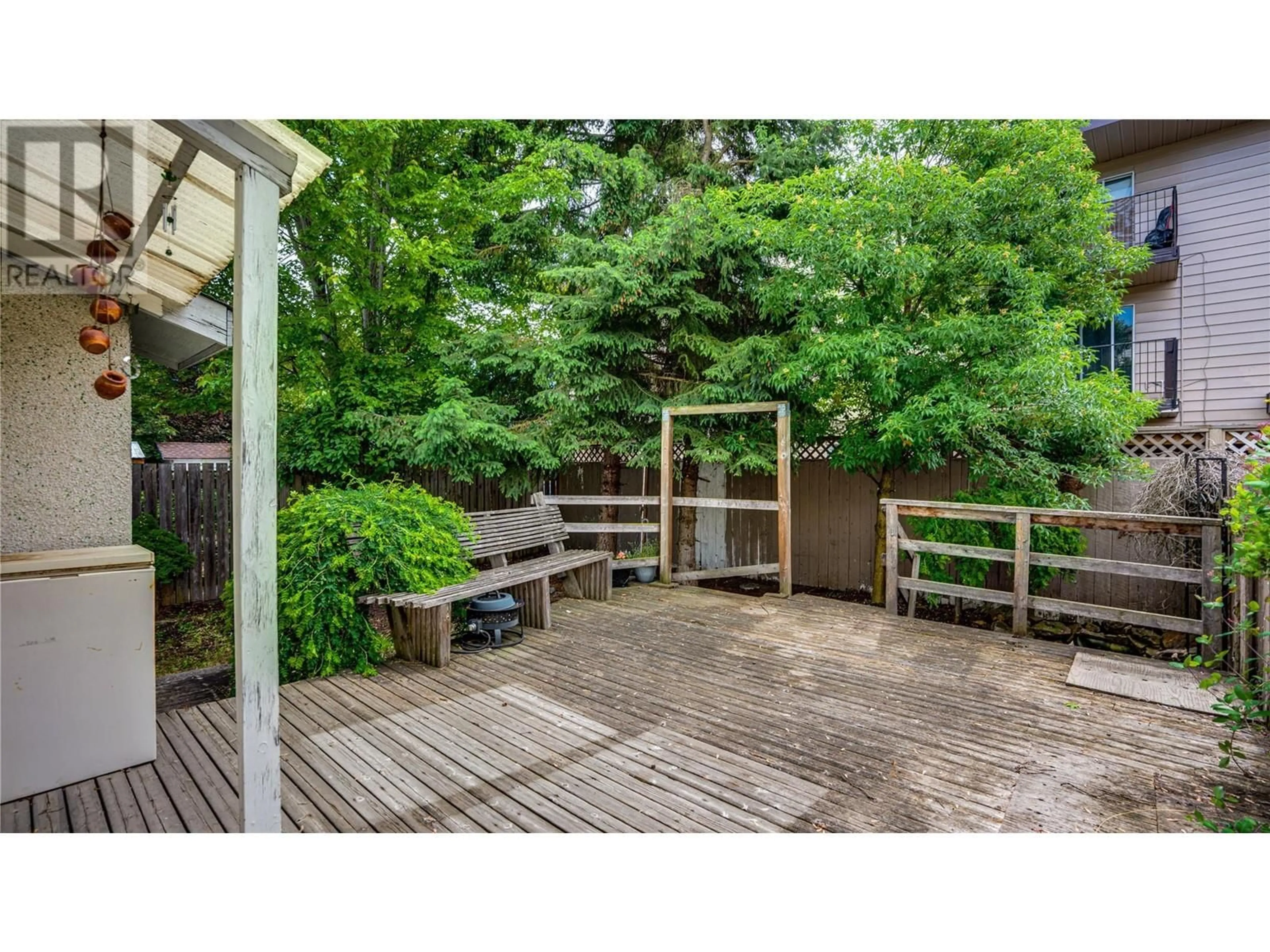 Patio, forest/trees view for 3319 BELAIRE DRIVE, Armstrong British Columbia V4Y0K1