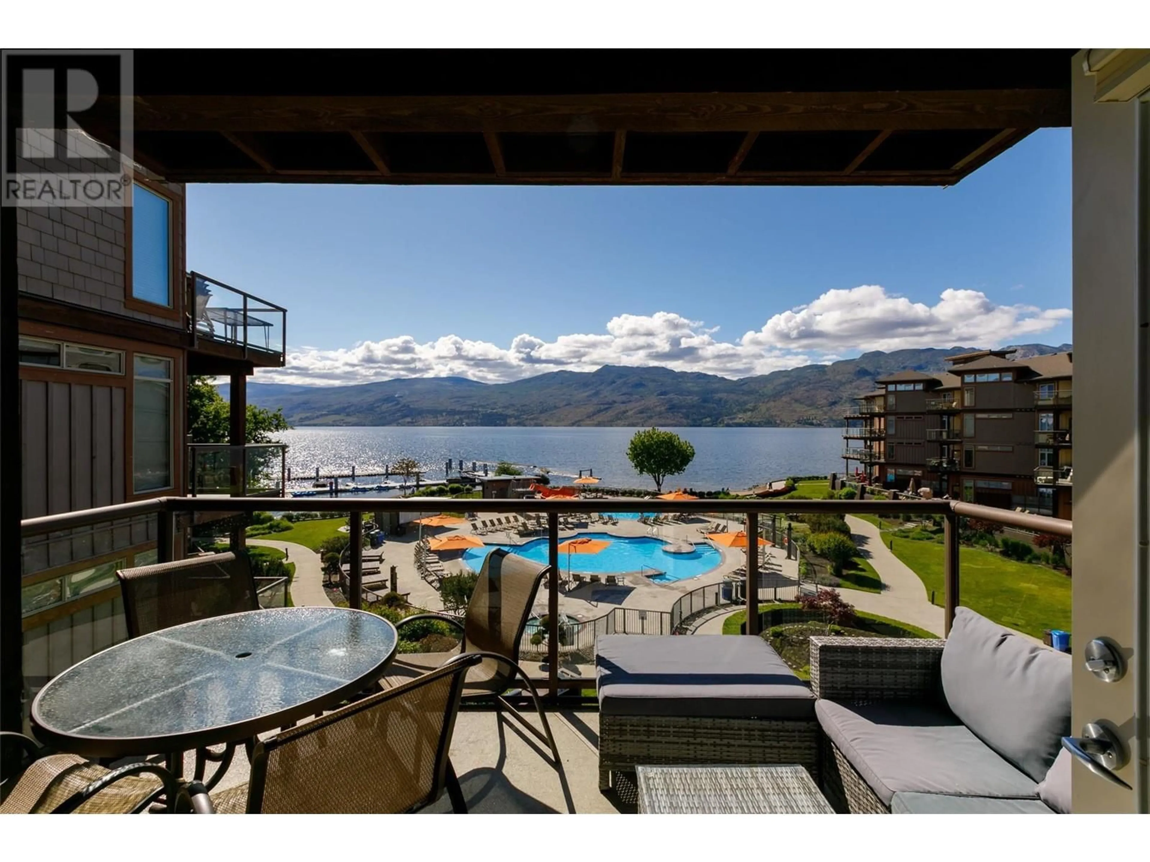 Patio, water/lake/river/ocean view for 313 - 4205 GELLATLY ROAD, West Kelowna British Columbia V4T2K2