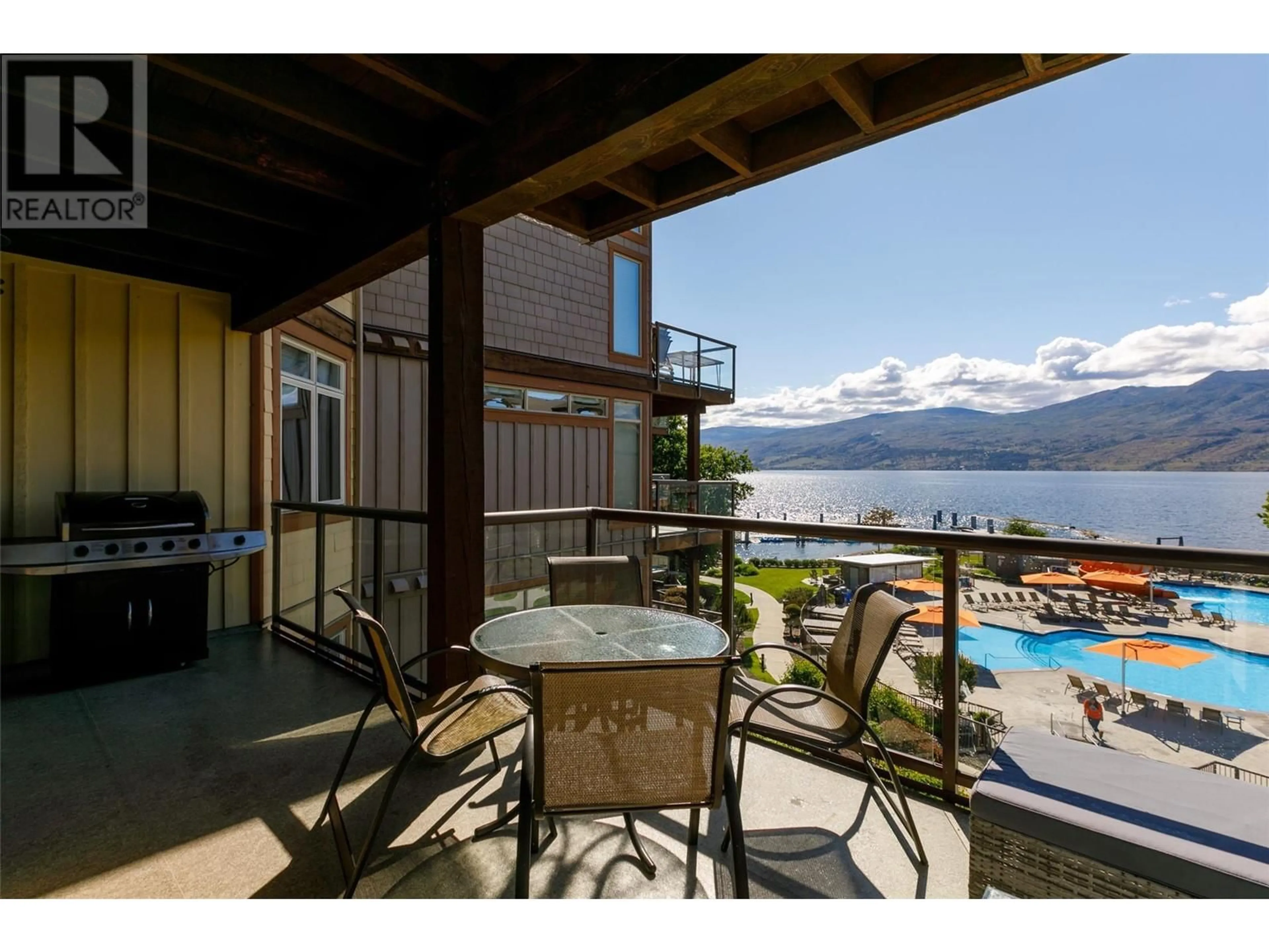 Patio, water/lake/river/ocean view for 313 - 4205 GELLATLY ROAD, West Kelowna British Columbia V4T2K2
