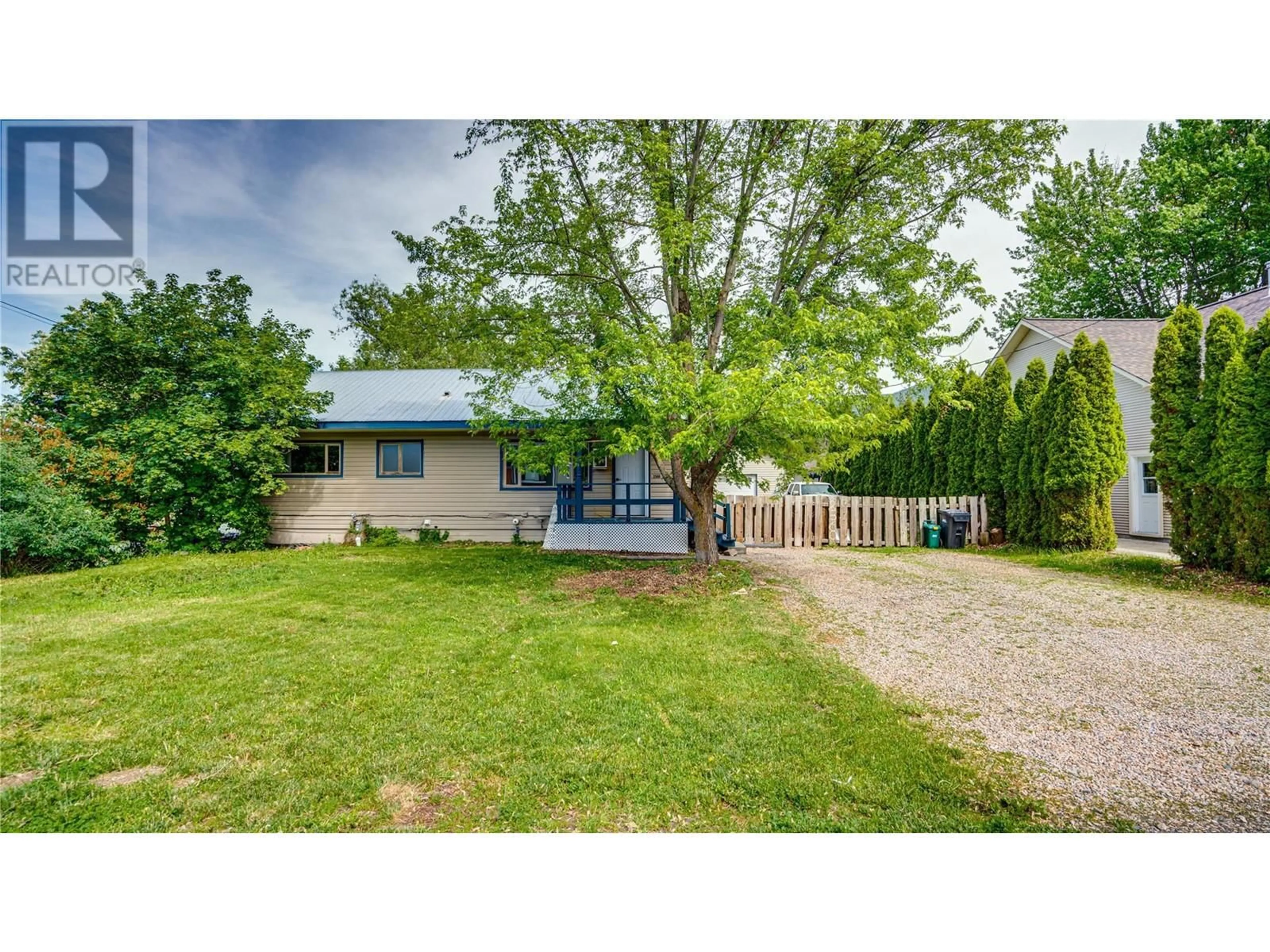 A pic from outside/outdoor area/front of a property/back of a property/a pic from drone, street for 2560 COLONY STREET, Armstrong British Columbia V0E1B2