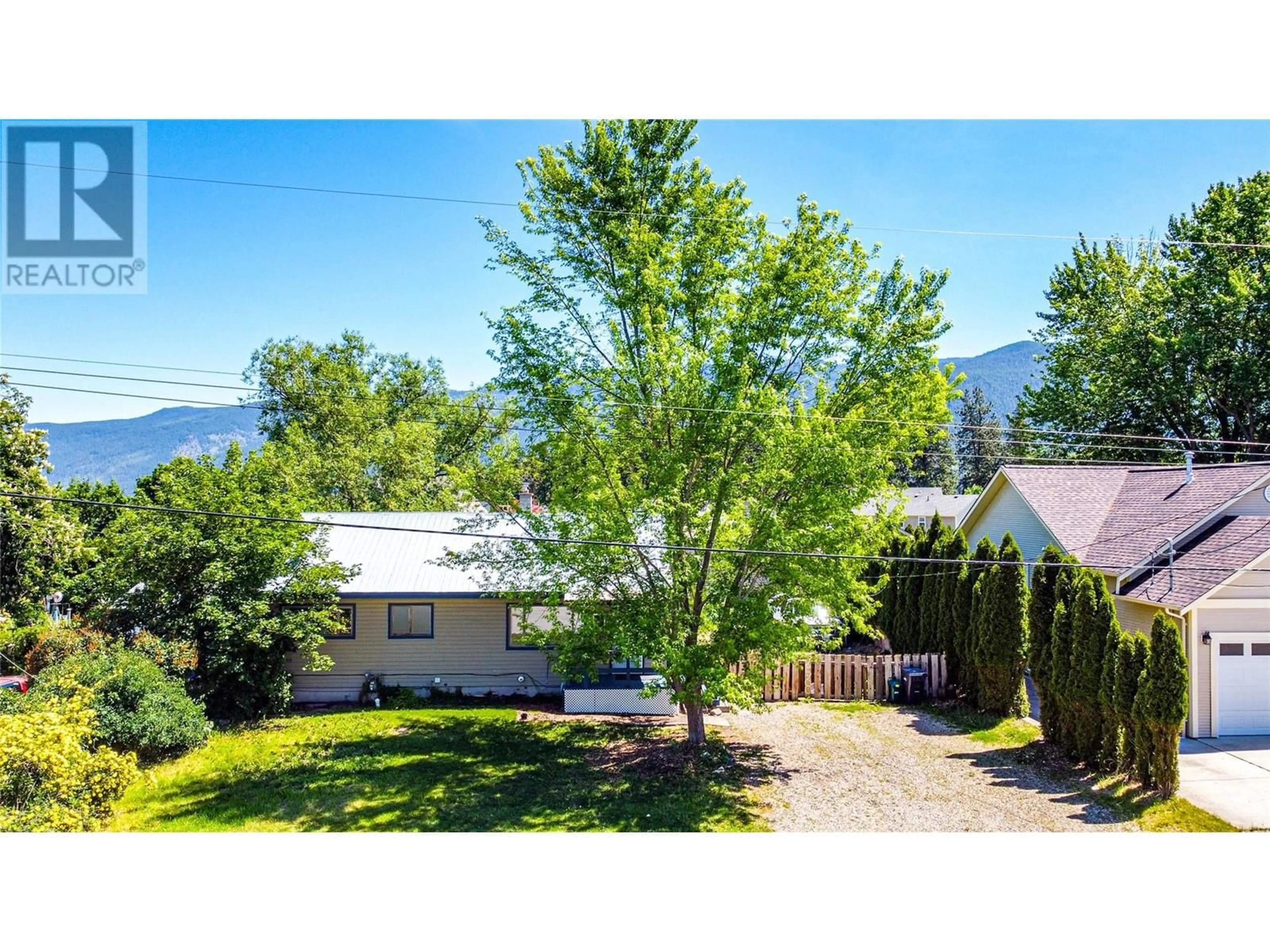 A pic from outside/outdoor area/front of a property/back of a property/a pic from drone, mountain view for 2560 COLONY STREET, Armstrong British Columbia V0E1B2