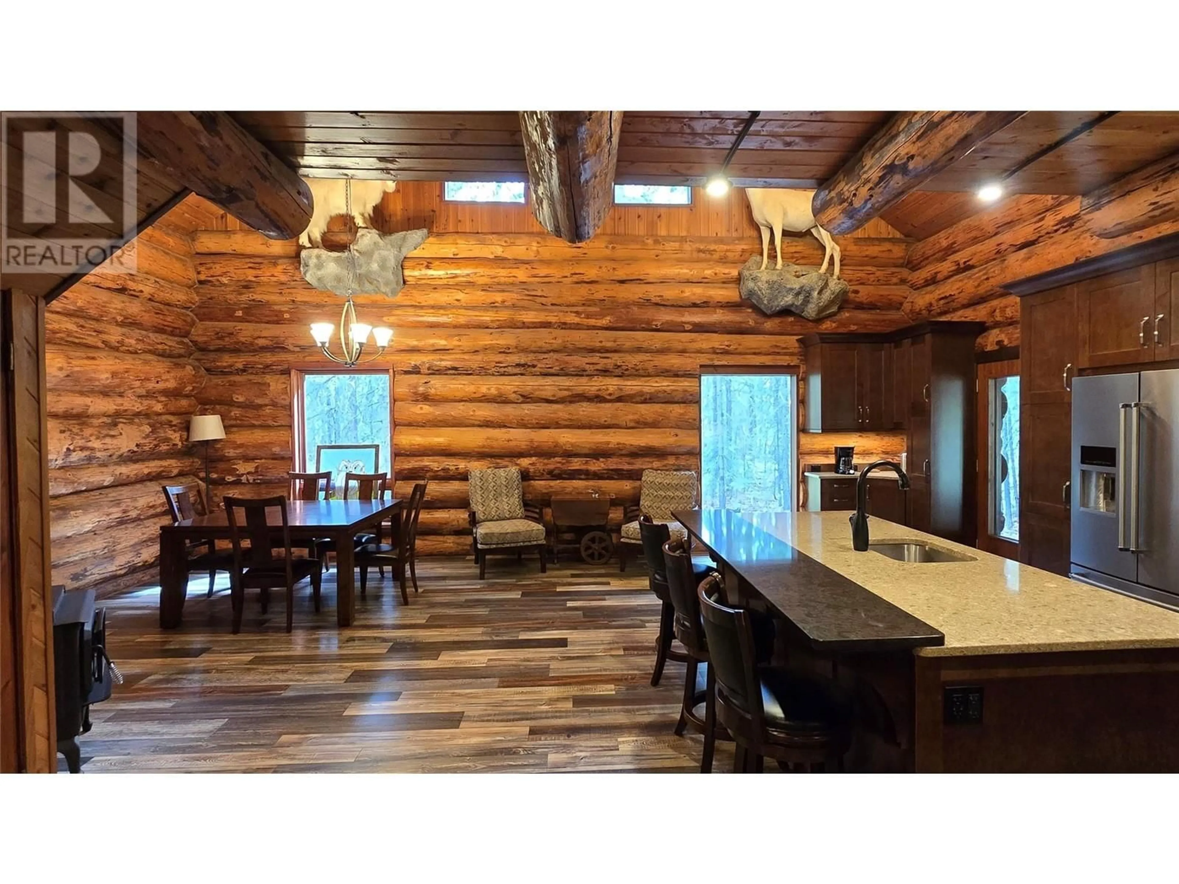 Dining room, wood/laminate floor for 10833 MERRICK ROAD, Dawson Creek British Columbia V1G4H8