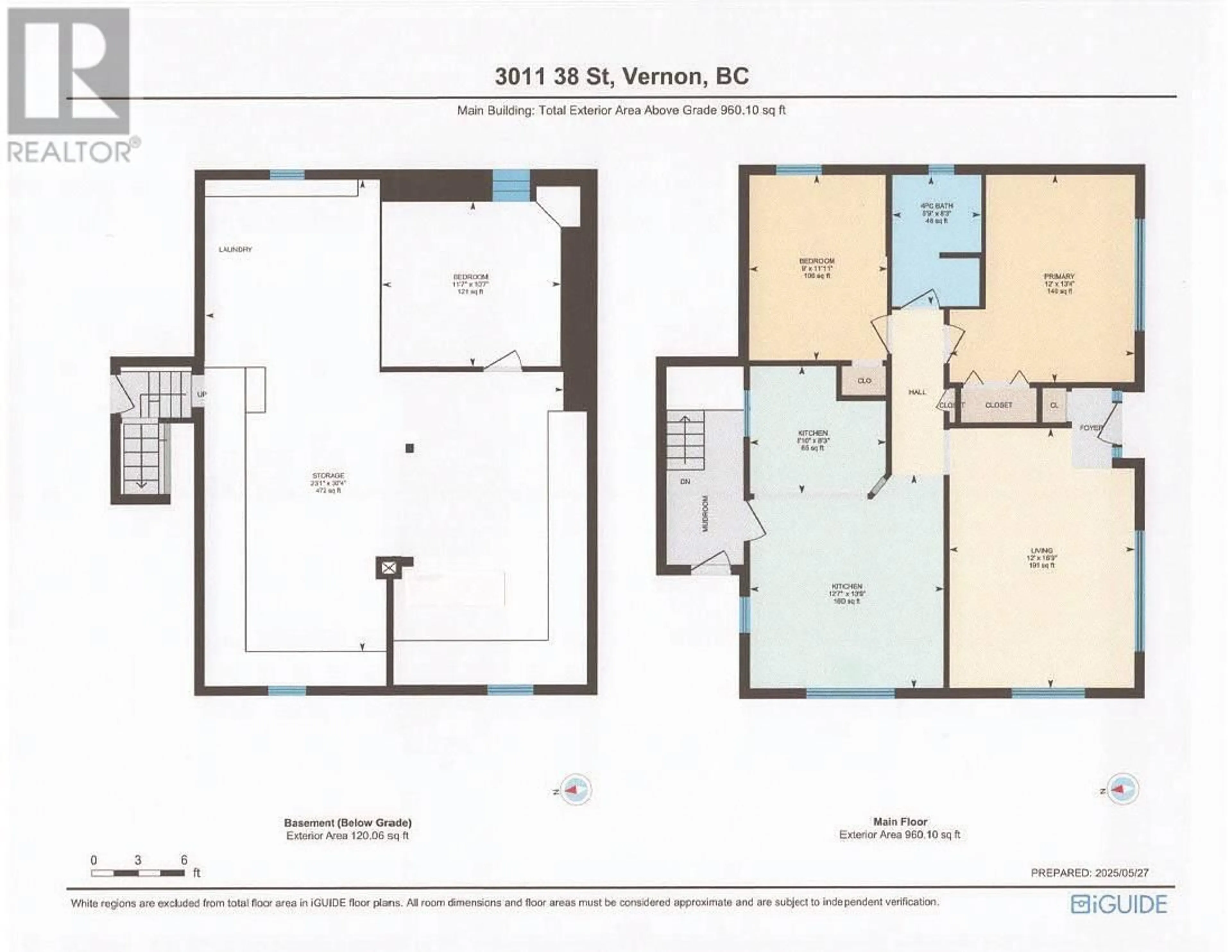 Floor plan for 3011 38 STREET, Vernon British Columbia V1T6H7