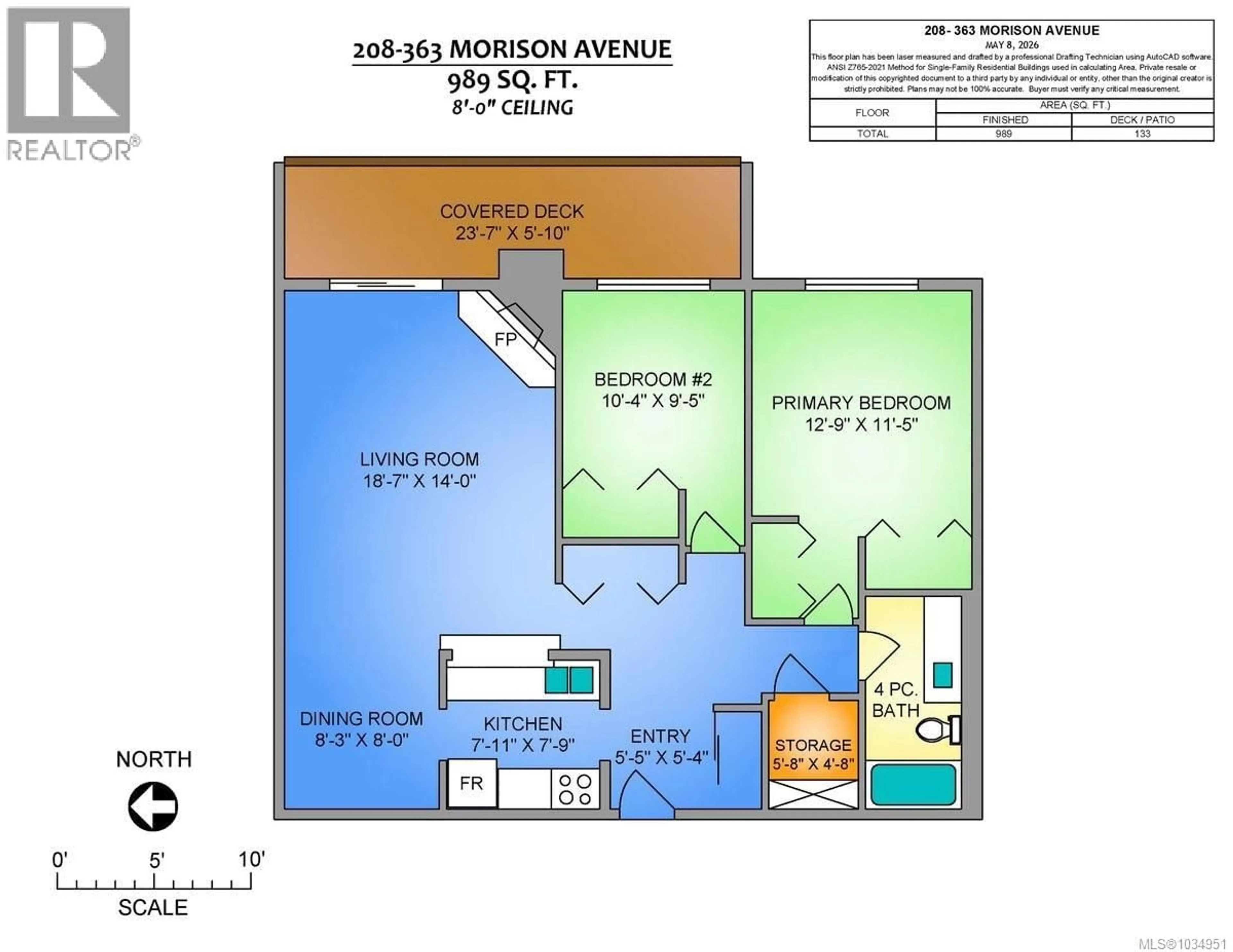 Floor plan for 208 - 363 MORISON AVENUE, Parksville British Columbia V9P1P4