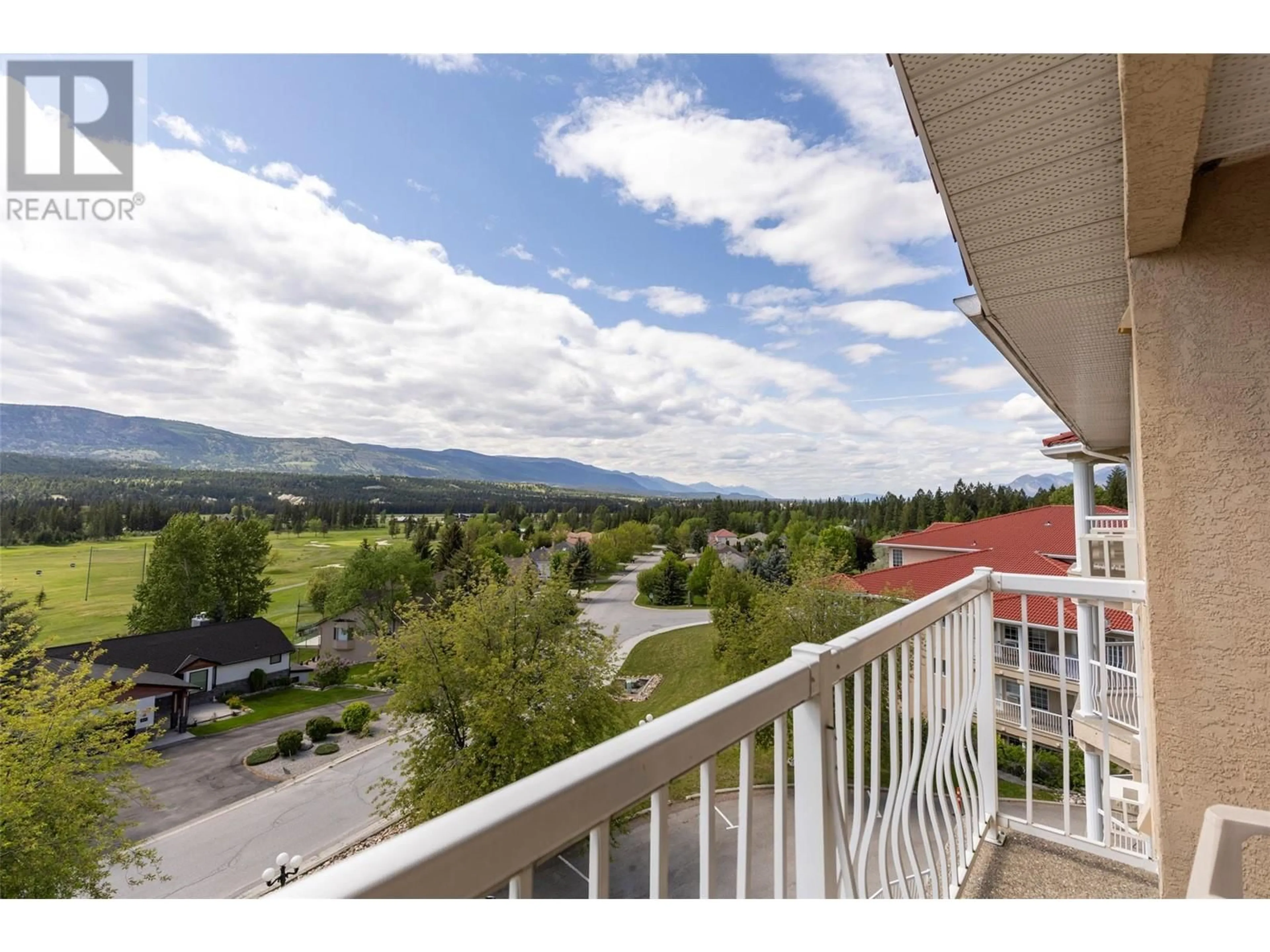 Balcony in the apartment, mountain view for 4015A - 5052 RIVERVIEW ROAD, Fairmont Hot Springs British Columbia V0B1L1