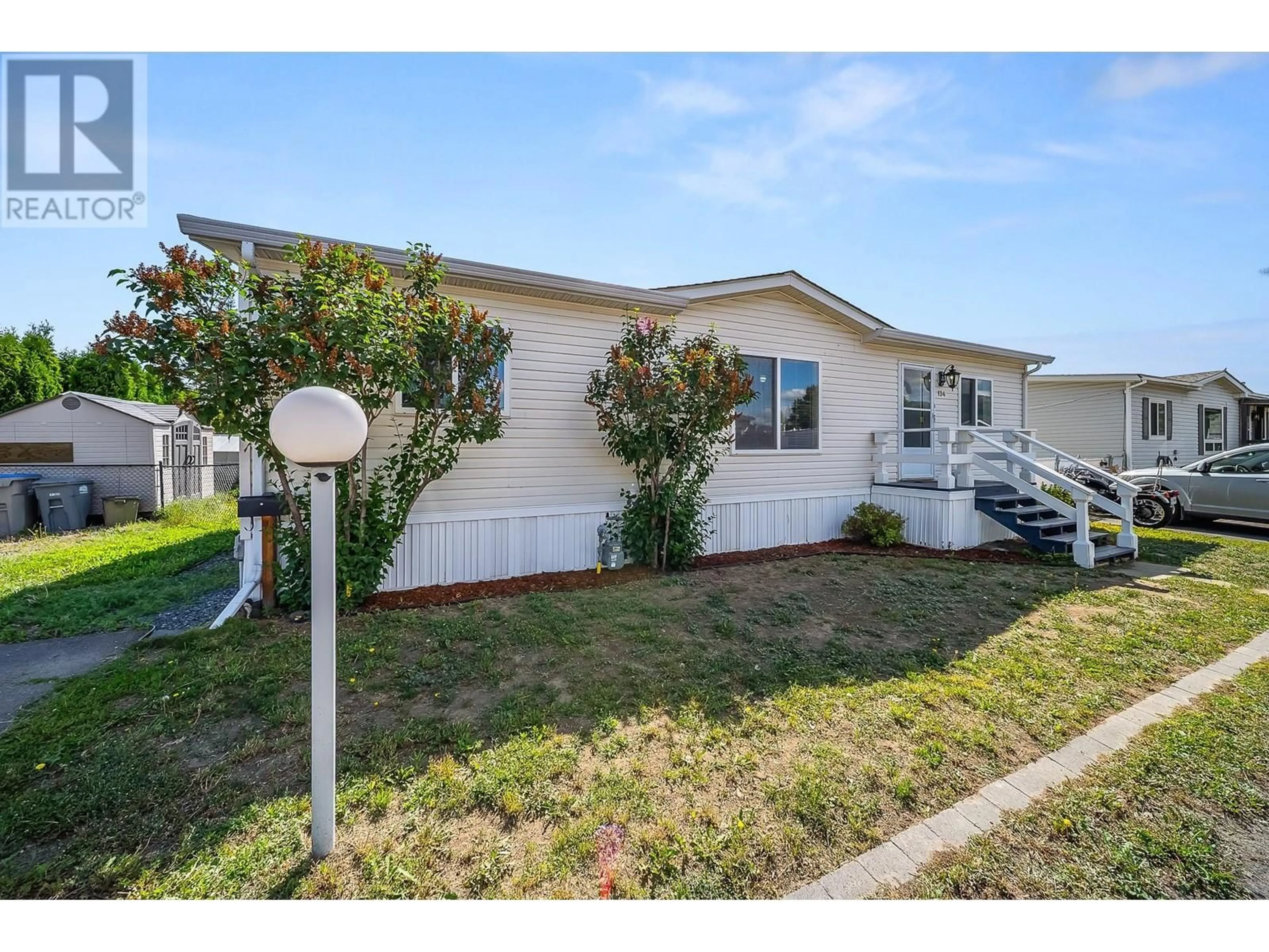Home with vinyl exterior material, street for 134 - 1655 ORD ROAD, Kamloops British Columbia V2B7V5