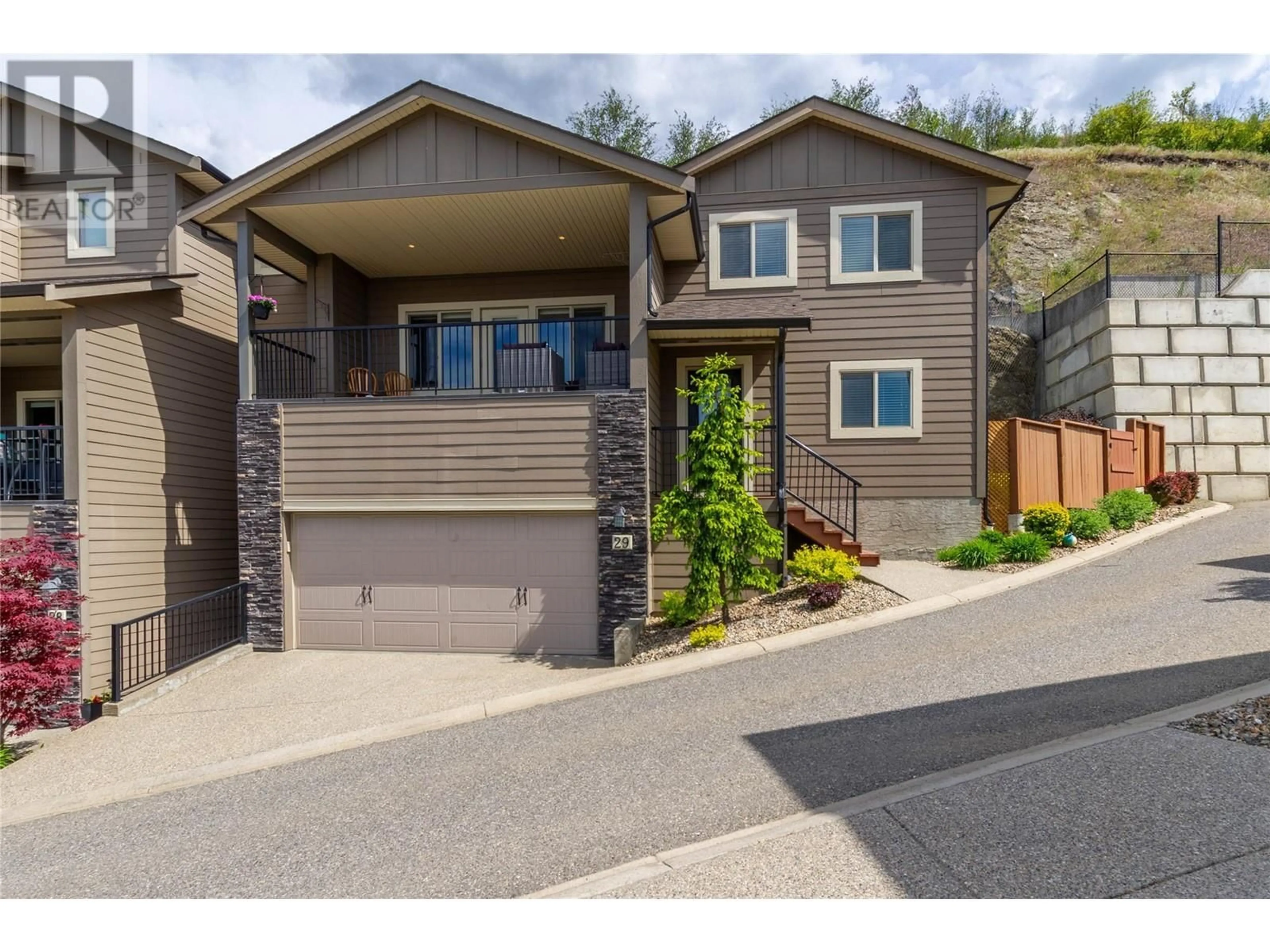 Home with brick exterior material, street for 29 - 1040 MT.REVELSTOKE PLACE, Vernon British Columbia V1B4E3