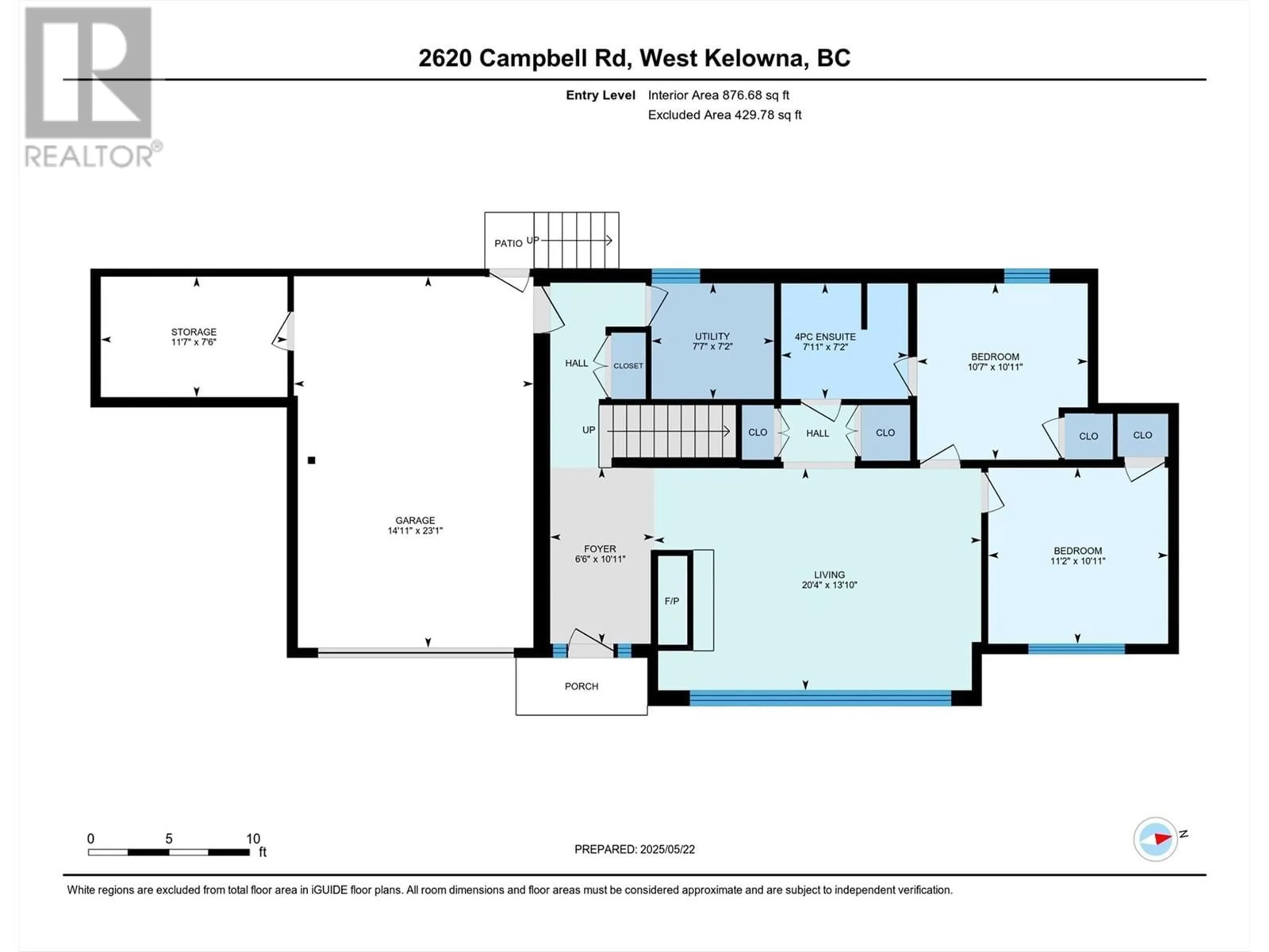 Floor plan for 2620 CAMPBELL ROAD, West Kelowna British Columbia V1Z1T2