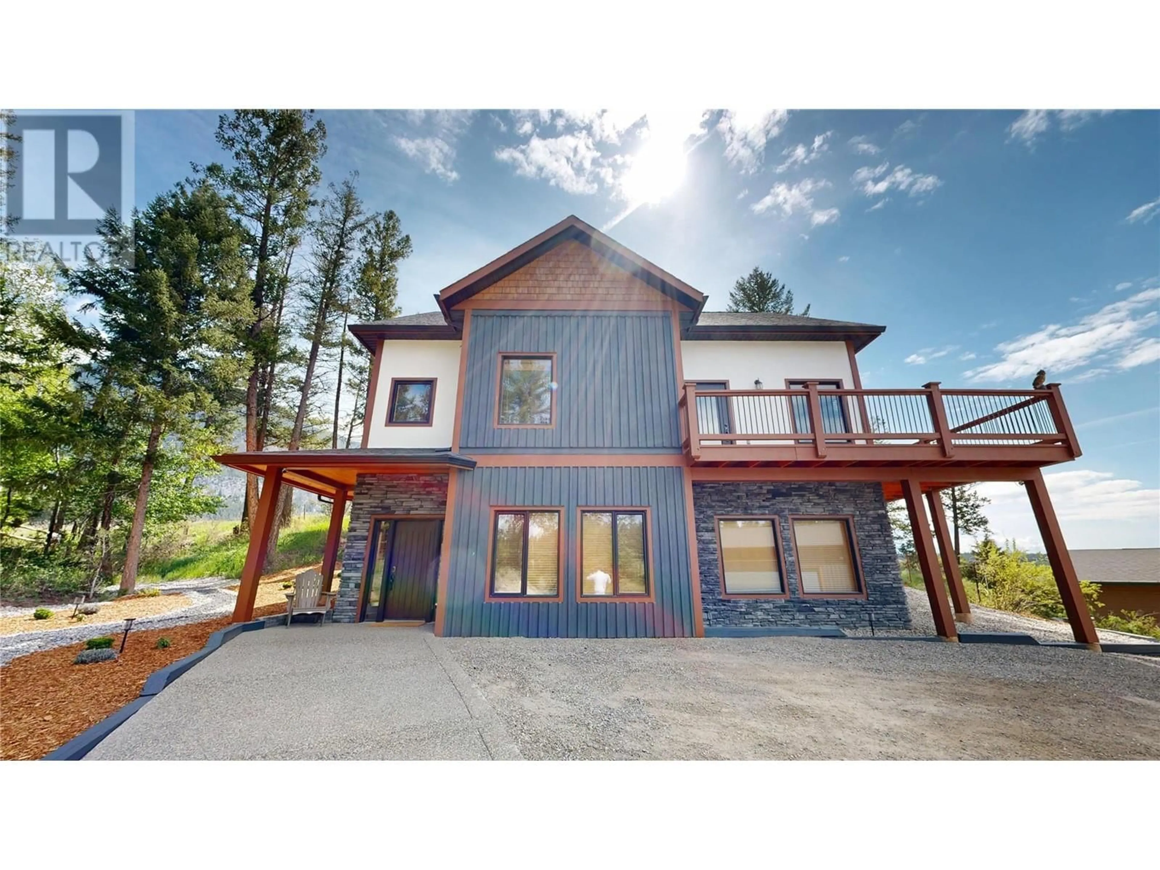 A pic from outside/outdoor area/front of a property/back of a property/a pic from drone, unknown for 1018 SWANSEA ROAD, Windermere British Columbia V0A1K3