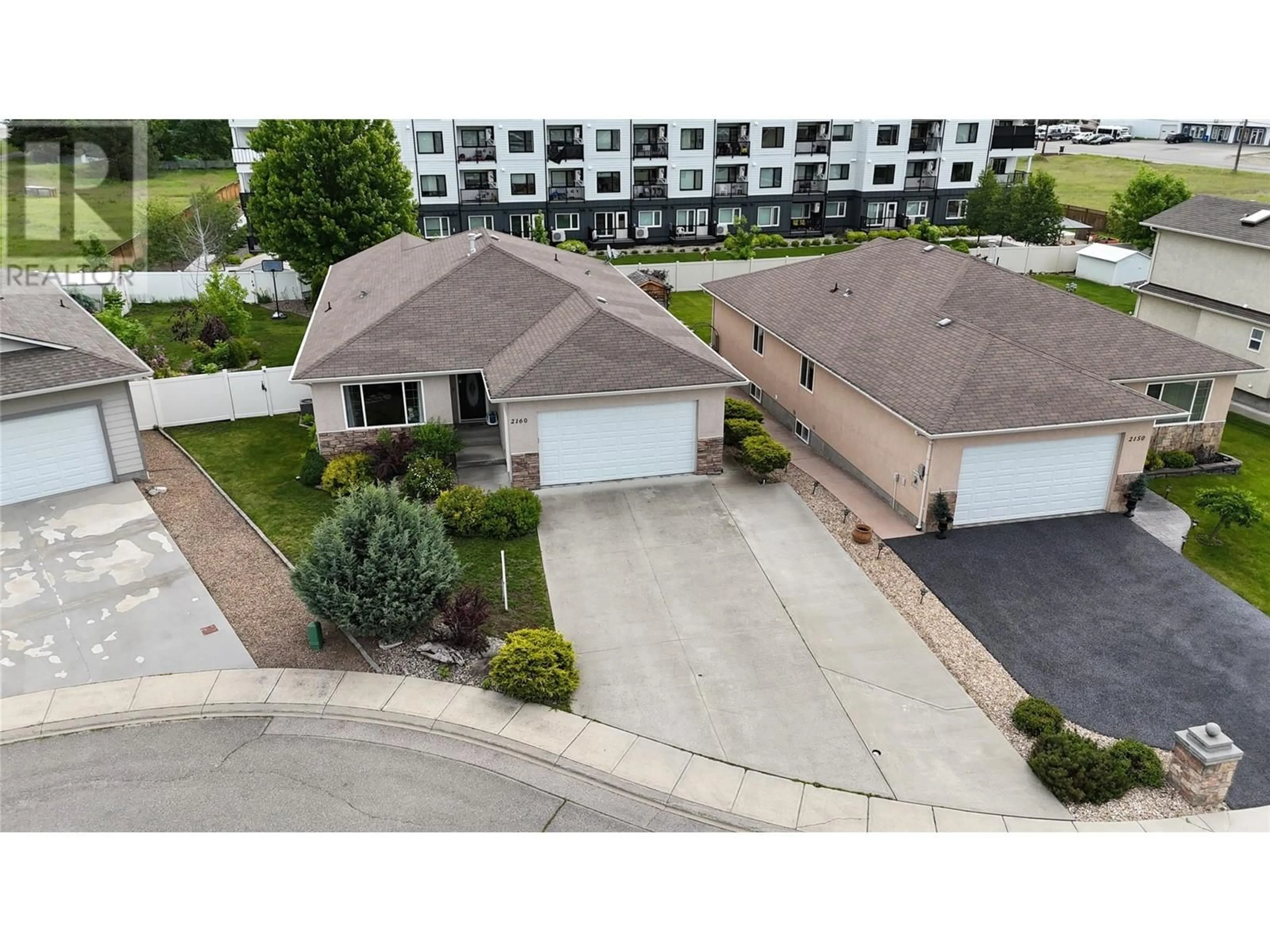 A pic from outside/outdoor area/front of a property/back of a property/a pic from drone, street for 2160 BRYCEN PLACE, Grand Forks British Columbia V0H1H0
