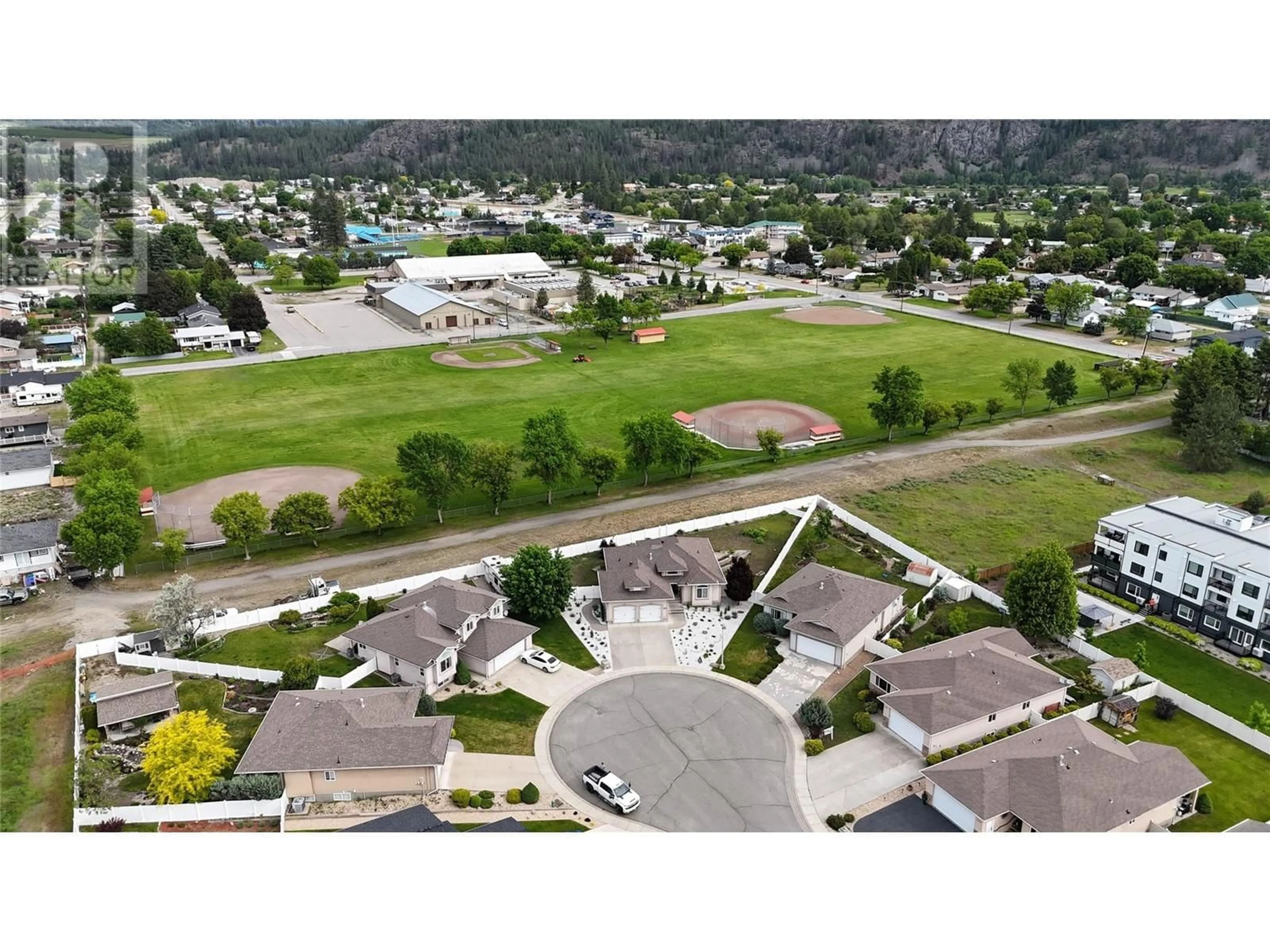 A pic from outside/outdoor area/front of a property/back of a property/a pic from drone, mountain view for 2160 BRYCEN PLACE, Grand Forks British Columbia V0H1H0