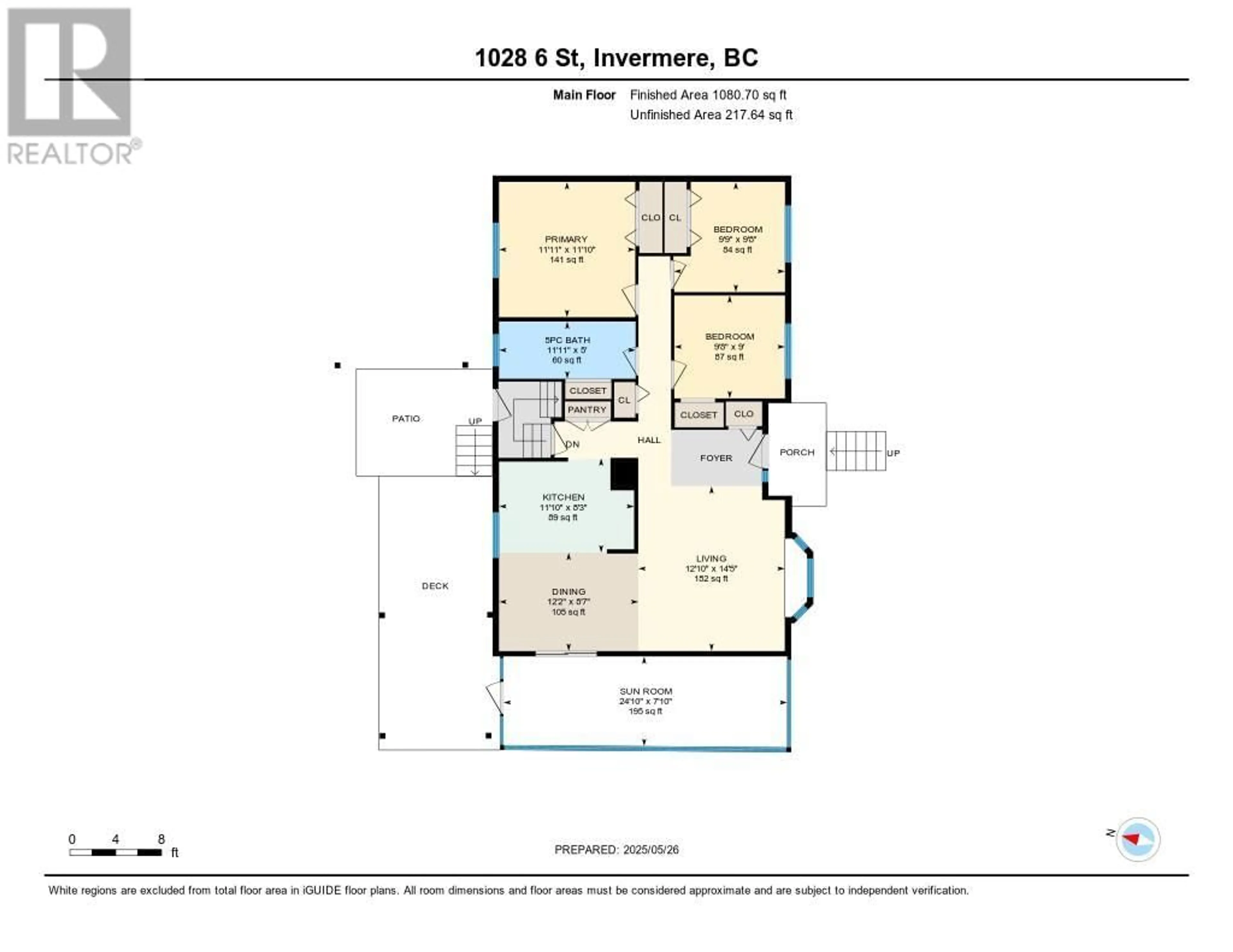 Floor plan for 1028 6 STREET, Invermere British Columbia V0A1K0