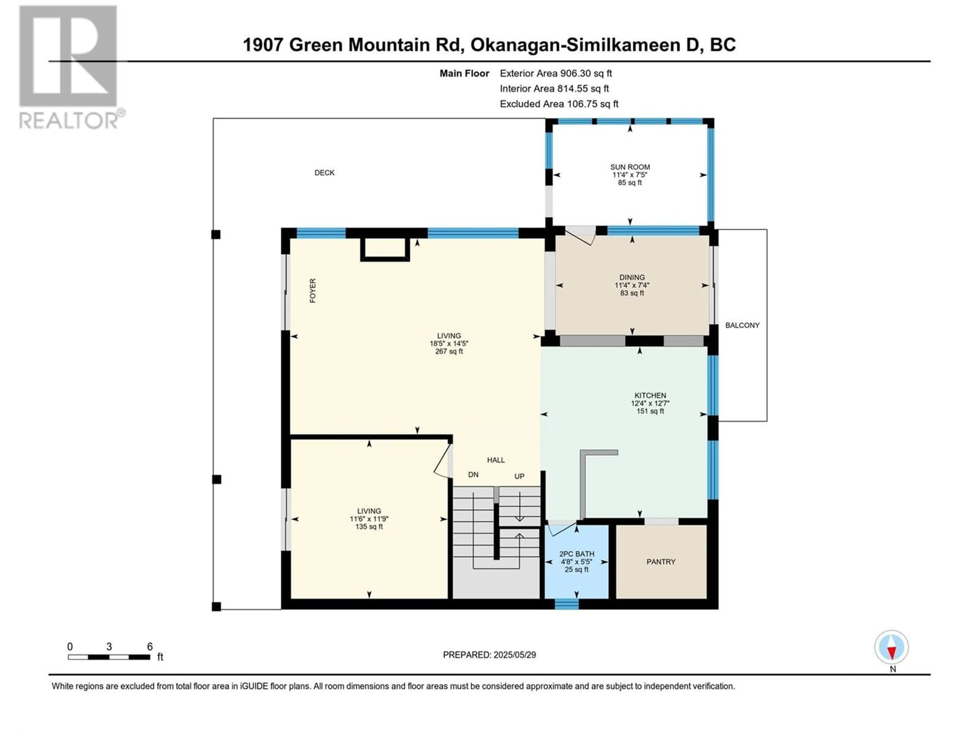 Floor plan for 1907 GREEN MOUNTAIN ROAD, Penticton British Columbia V2A0E6