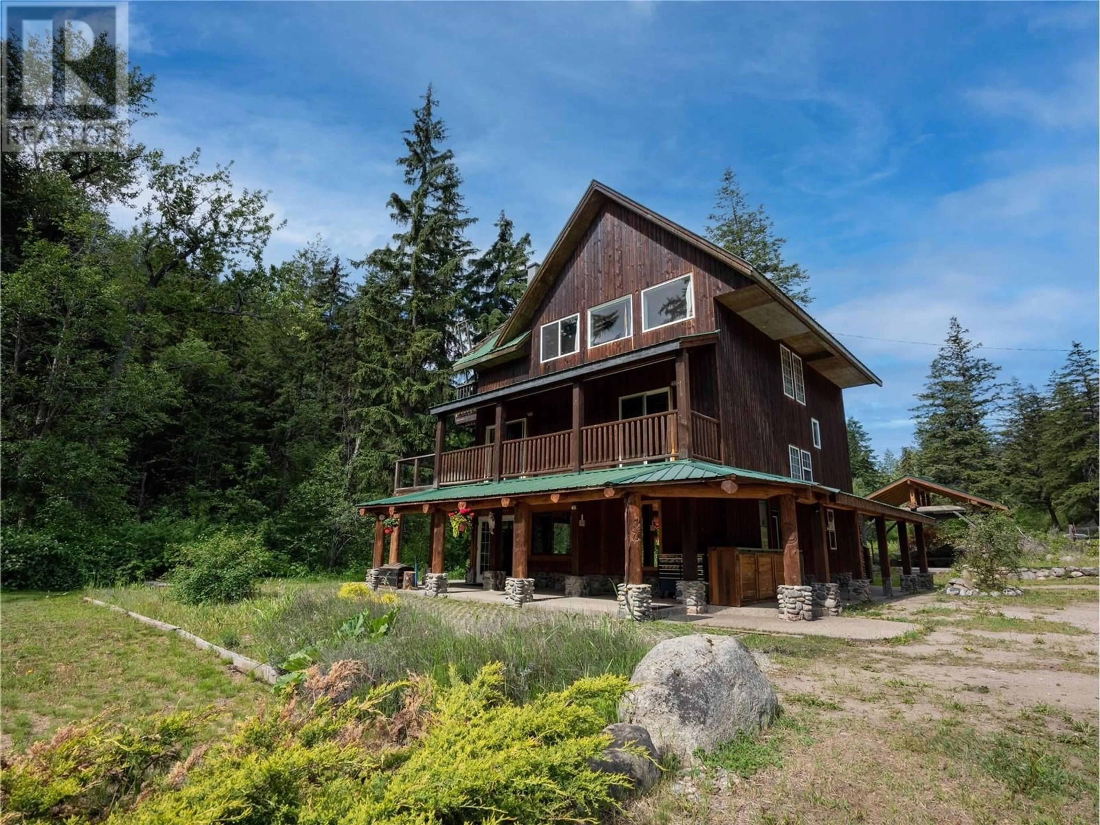 A pic from outside/outdoor area/front of a property/back of a property/a pic from drone, unknown for 1907 GREEN MOUNTAIN ROAD, Penticton British Columbia V2A0E6