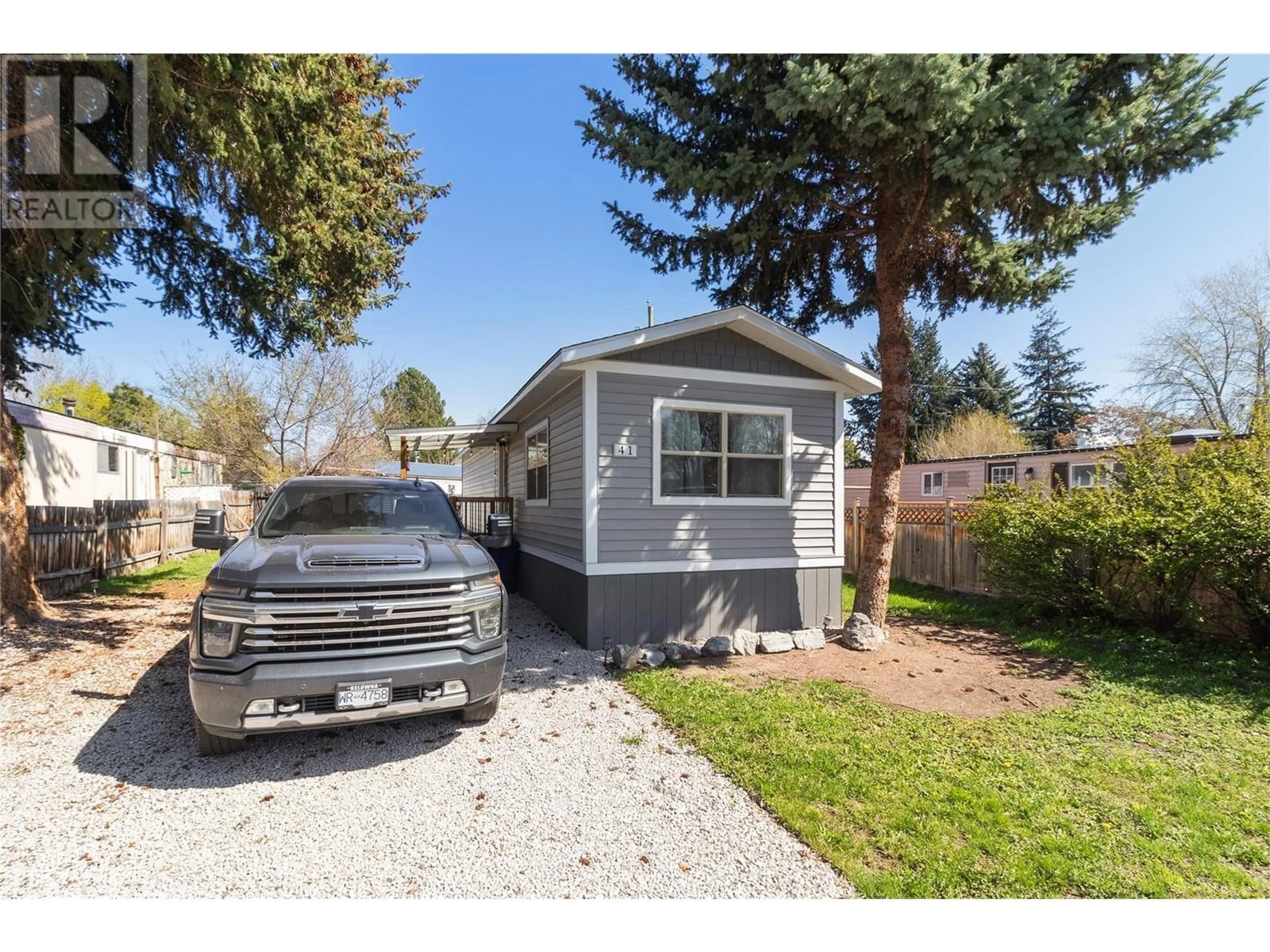 Home with vinyl exterior material, street for 41 - 2065 BOUCHERIE ROAD, West Kelowna British Columbia V4T2A8