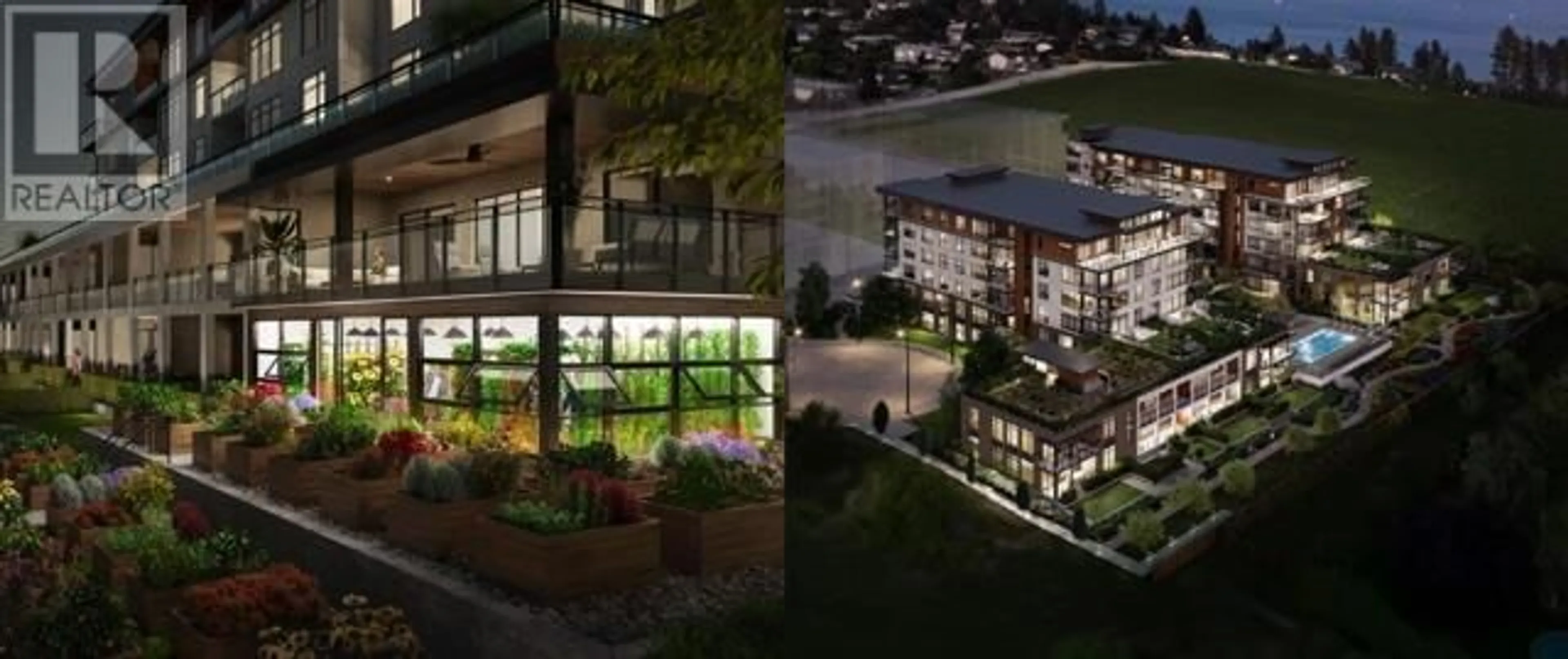 A pic from outside/outdoor area/front of a property/back of a property/a pic from drone, city buildings view from balcony for 105 - 2760 OLALLA ROAD, West Kelowna British Columbia V1Z2A9