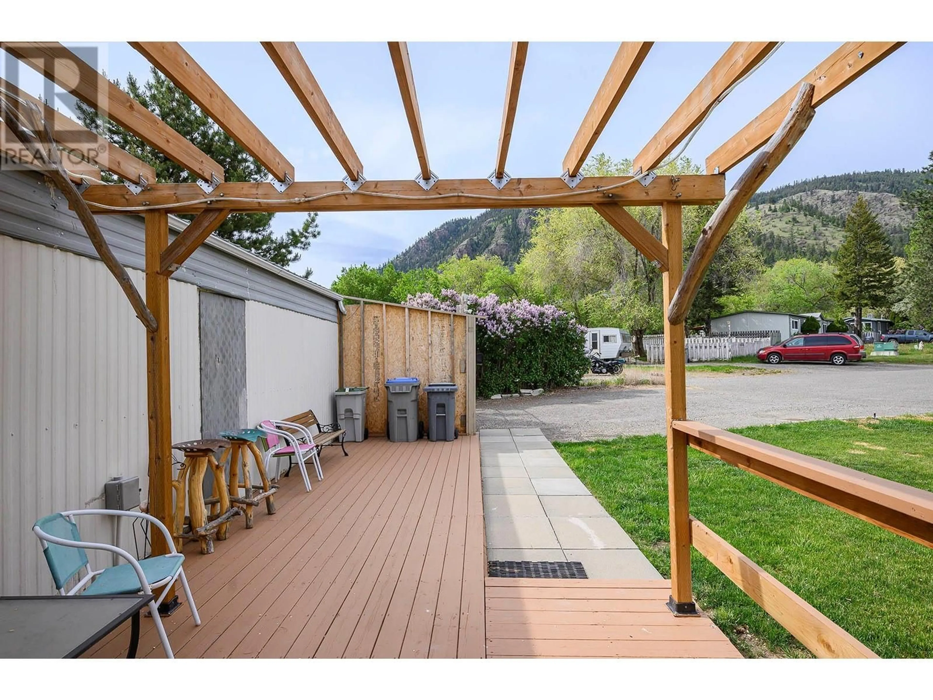 Patio, mountain view for 5399 SHELLY DRIVE, Kamloops British Columbia V2C5A7
