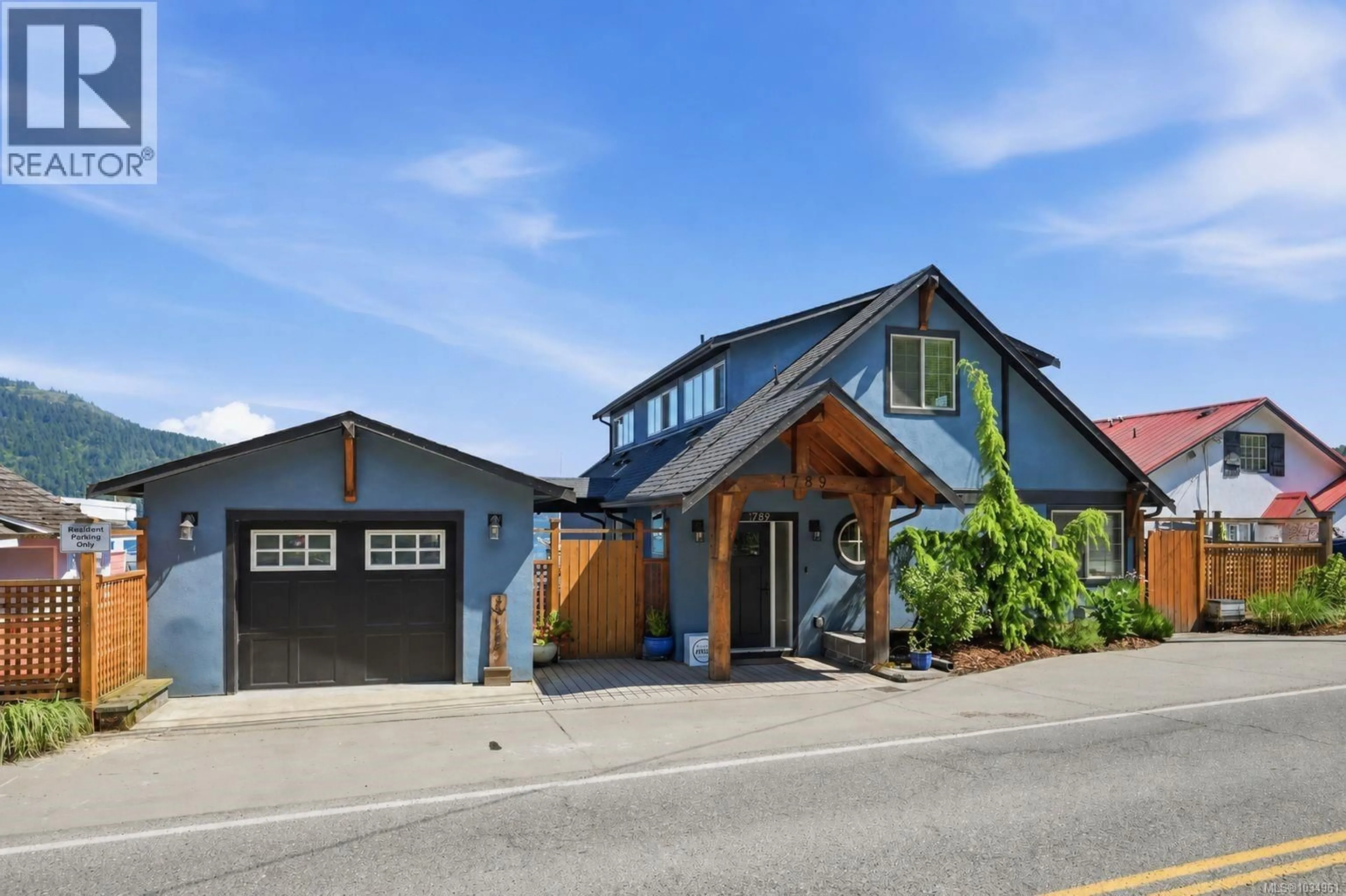 Home with vinyl exterior material, street for 1789 COWICHAN BAY ROAD, Cowichan Bay British Columbia V0R1N1