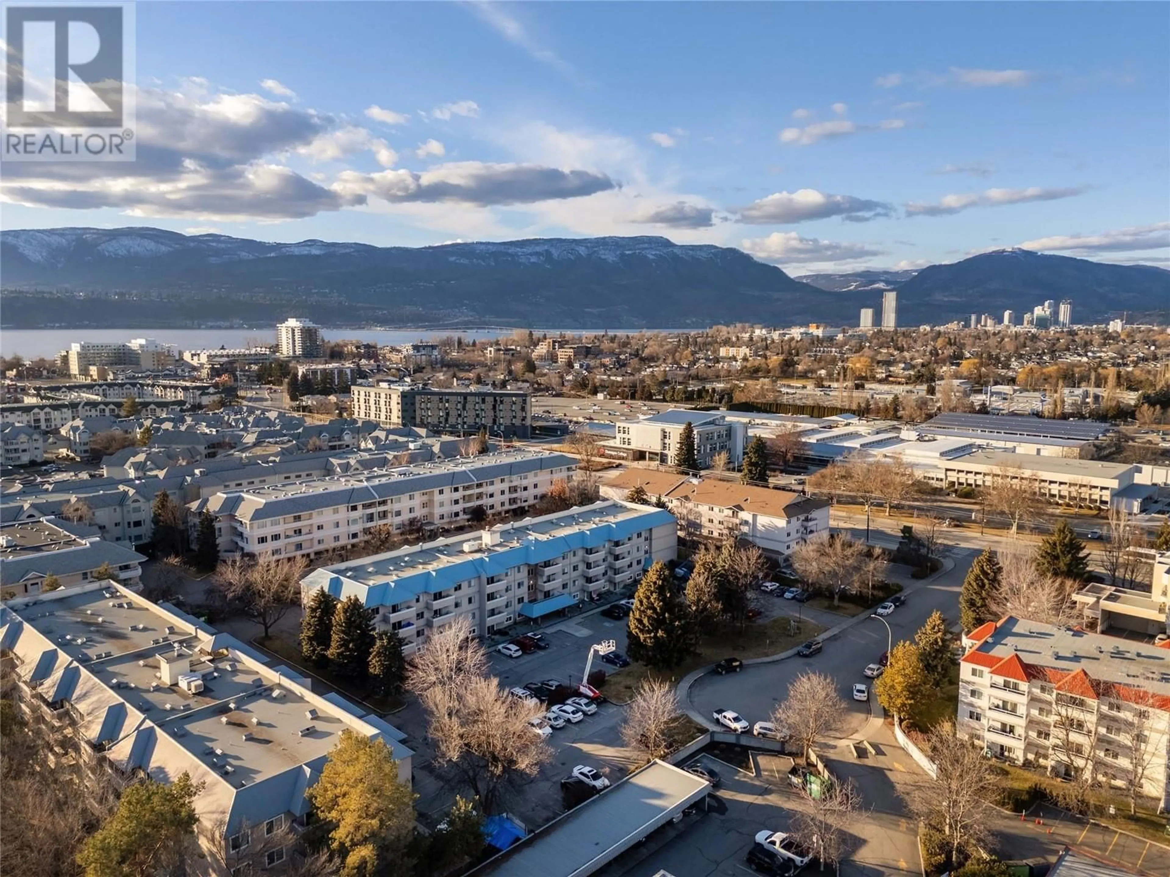 A pic from outside/outdoor area/front of a property/back of a property/a pic from drone, mountain view for 208 - 3160 DE MONTREUIL COURT, Kelowna British Columbia V1W3W3