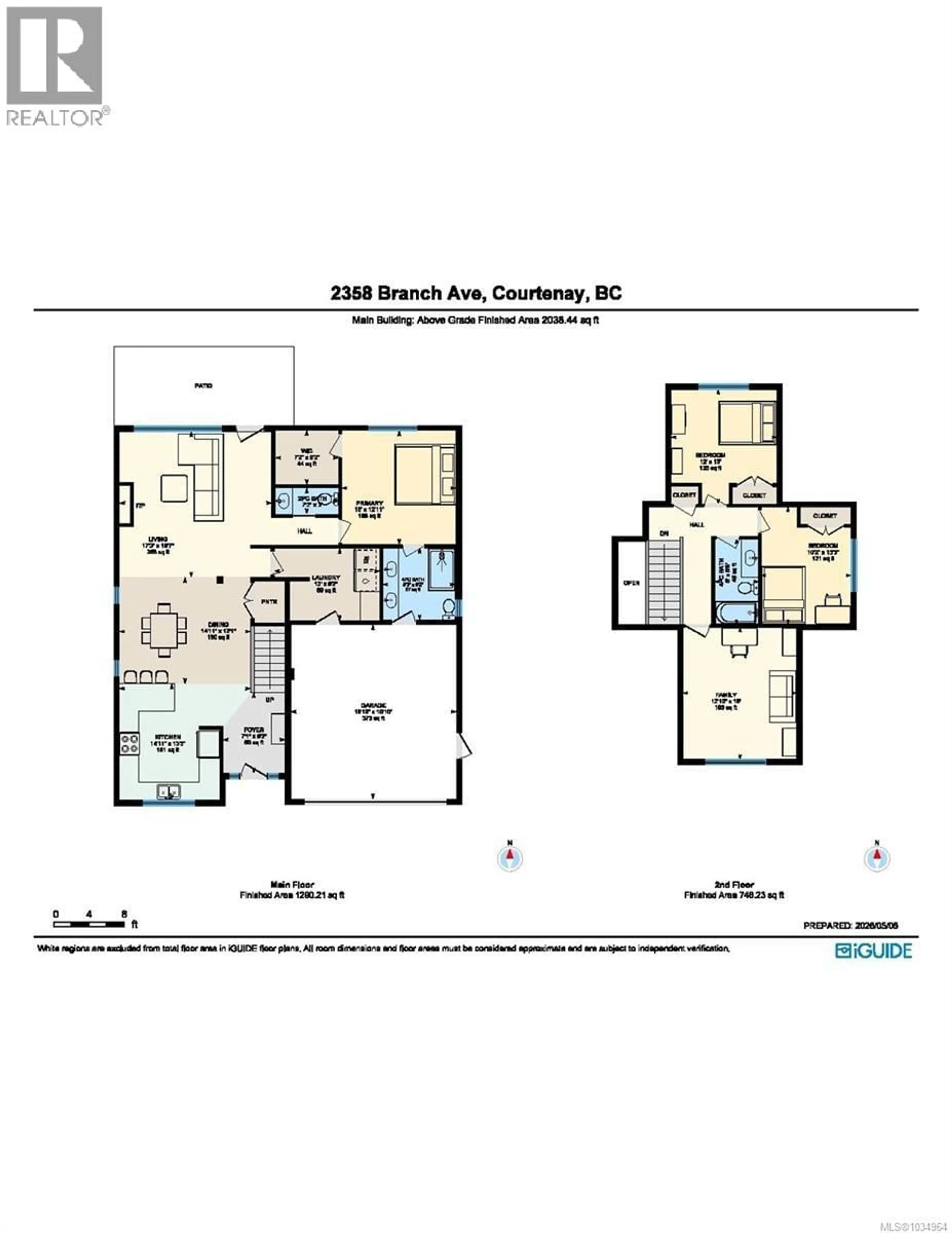 Floor plan for 2538 BRANCH AVENUE, Courtenay British Columbia V9N9J9
