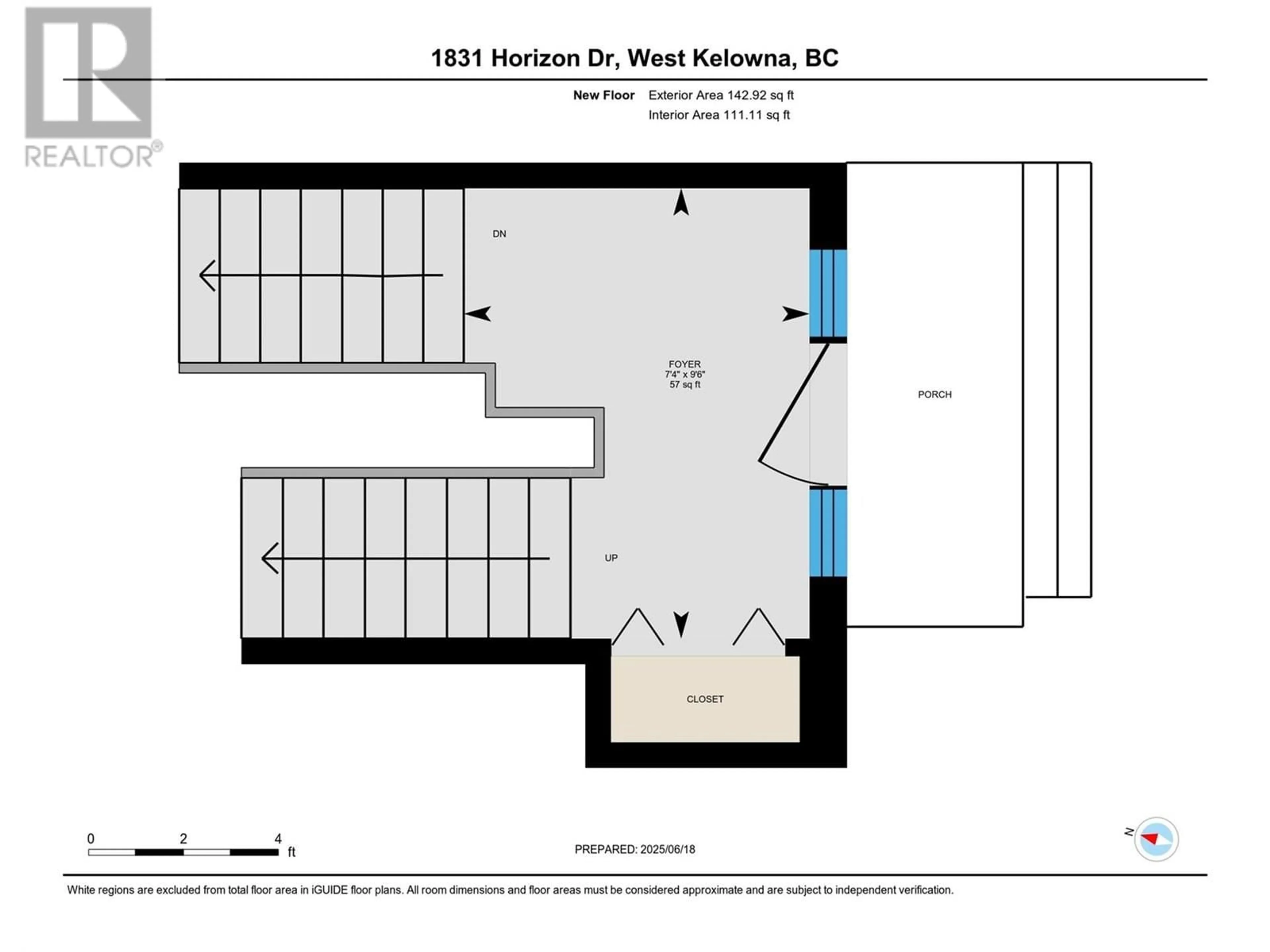 Floor plan for 1831 HORIZON DRIVE, West Kelowna British Columbia V1Z3E4