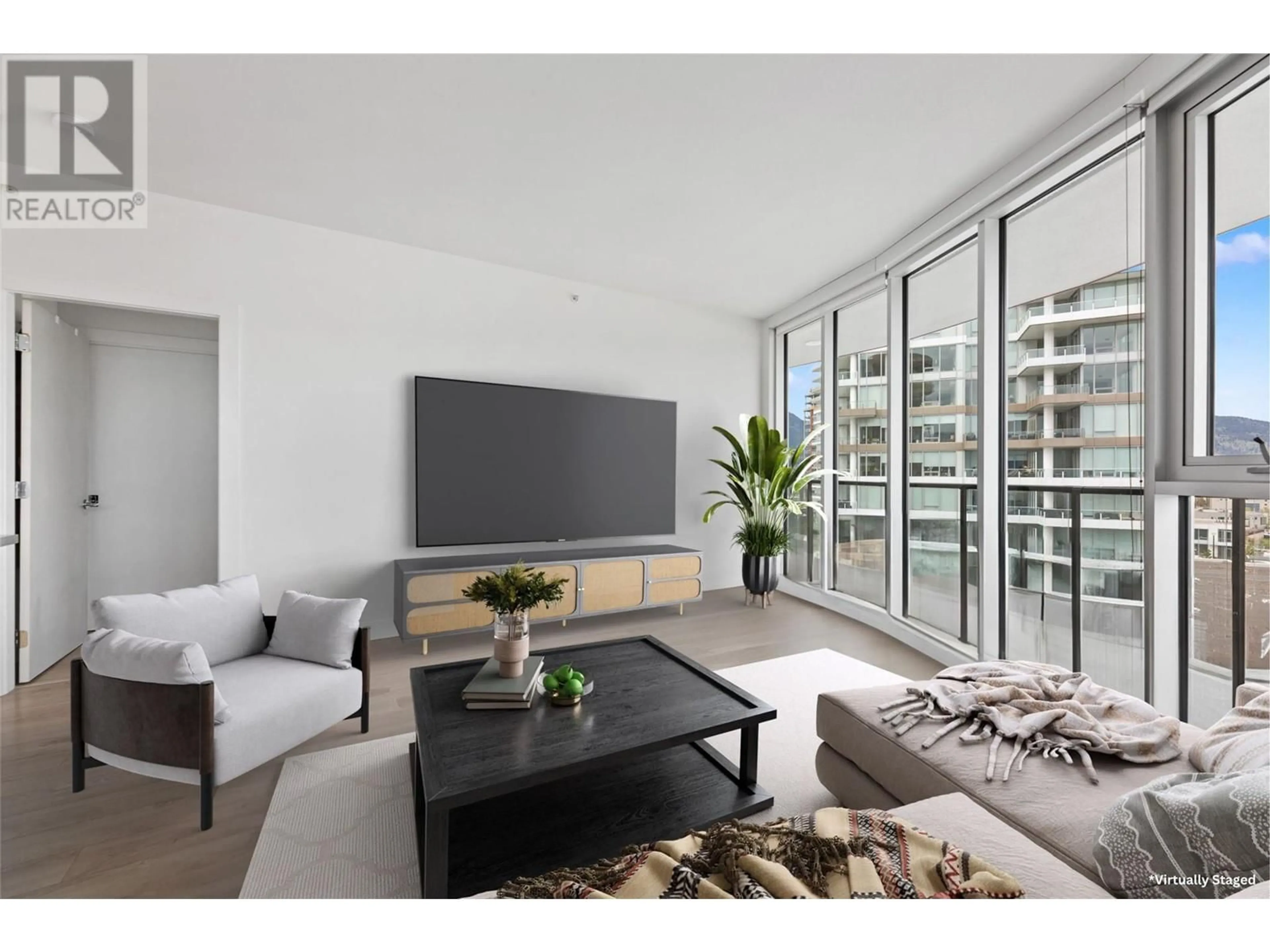 Living room with furniture, unknown for 905 - 1232 ELLIS STREET, Kelowna British Columbia V1Y1Z4