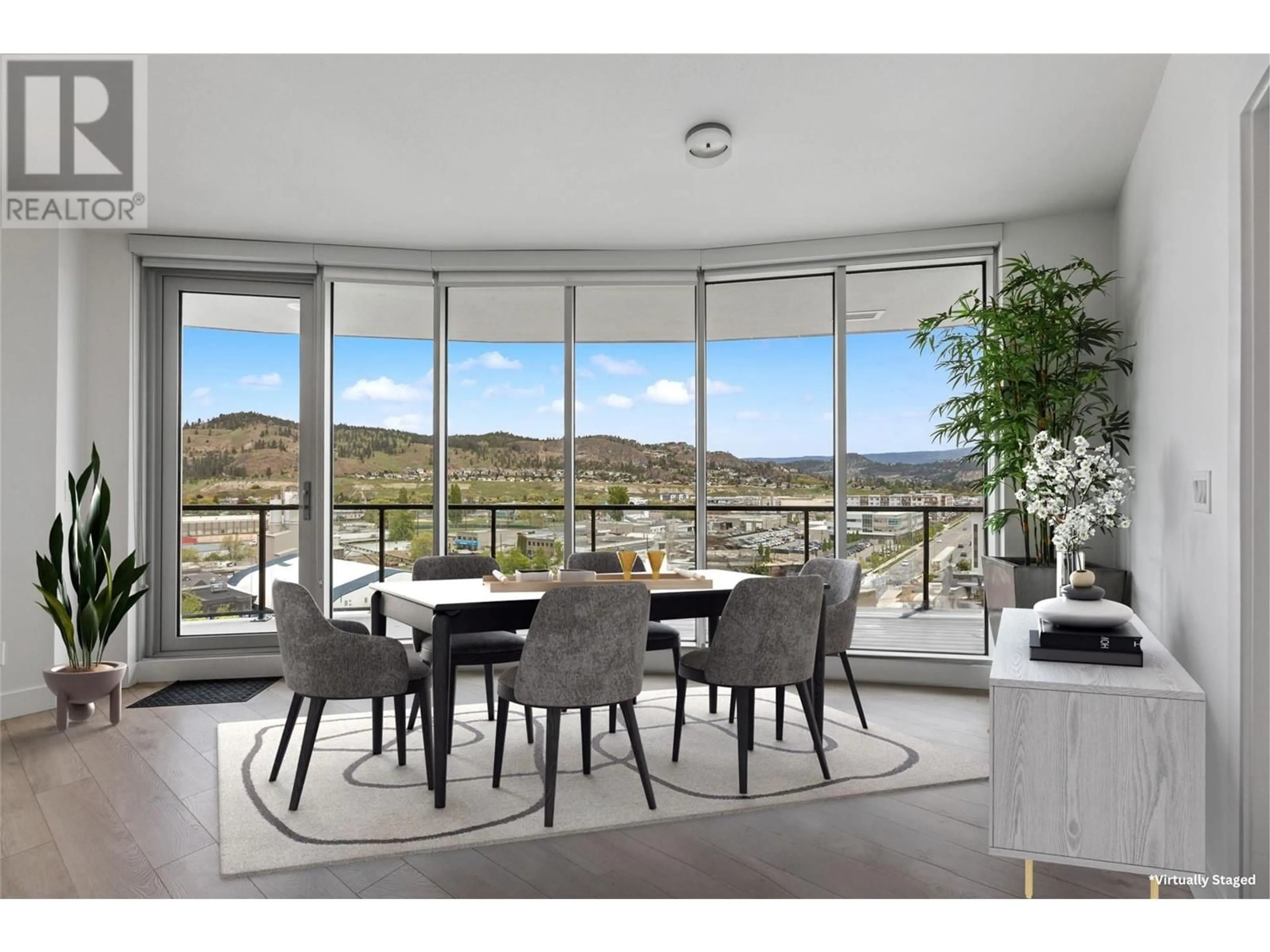 Dining room, ceramic/tile floor for 905 - 1232 ELLIS STREET, Kelowna British Columbia V1Y1Z4